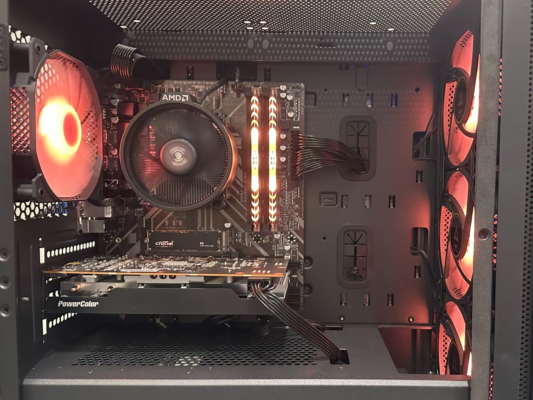 Ryzen 5 3600 + RX 6600,   1TB NVMe M.2, 16GB of DDR4 RAM
