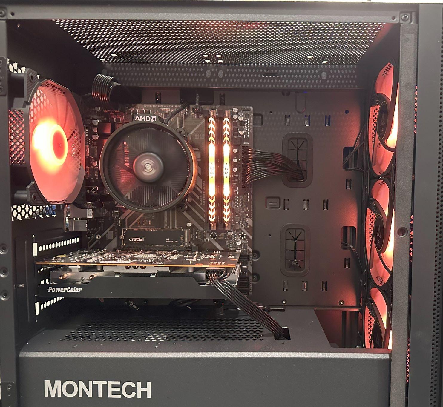 Ryzen 5 3600 + RX 6600,   1TB NVMe M.2, 16GB of DDR4 RAM