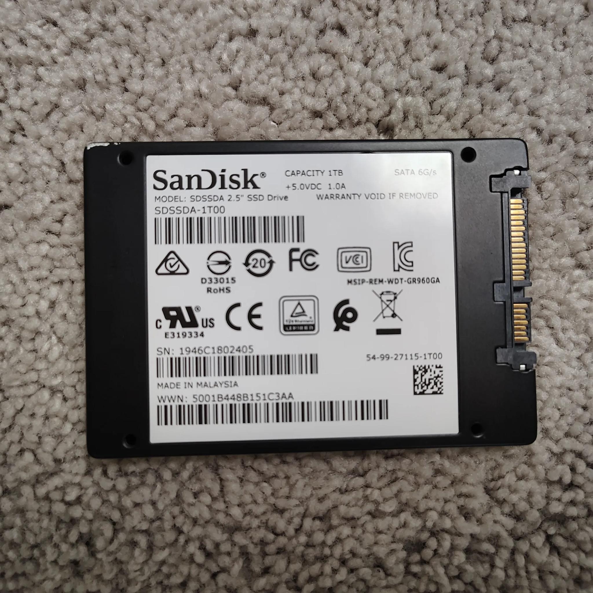 SANDISK 1TB SATA SSD