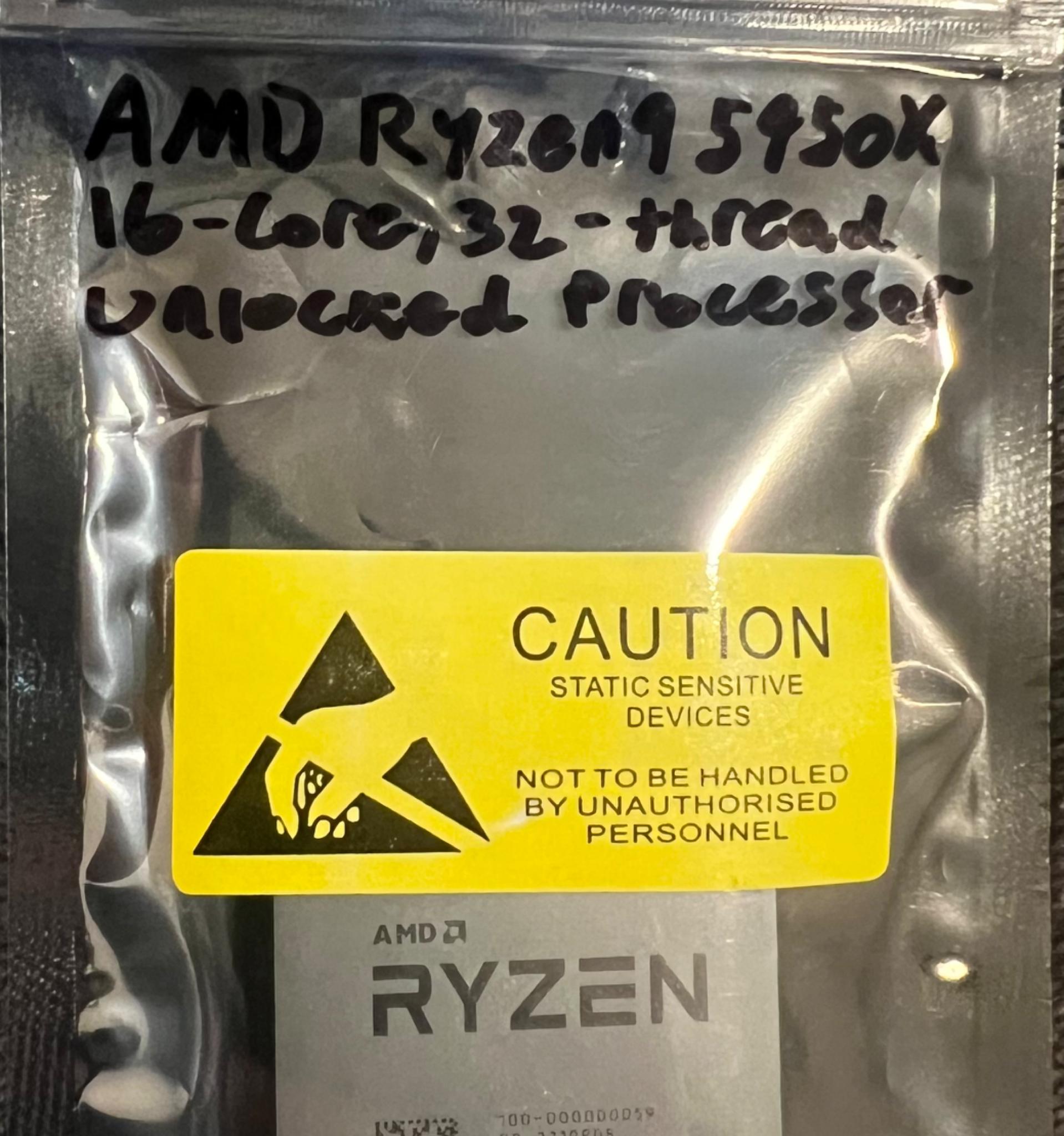 AMD Ryzen 9 5950X 16-Core 32-Thread Unlocked Processor Socket AM4