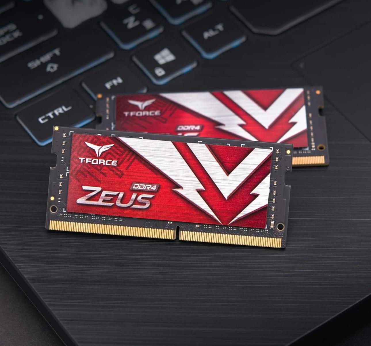 TEAMGROUP T-Force Zeus DDR4 SODIMM 16GB (2x8GB) 3200MHz (PC4-25600) 260 Pin CL22