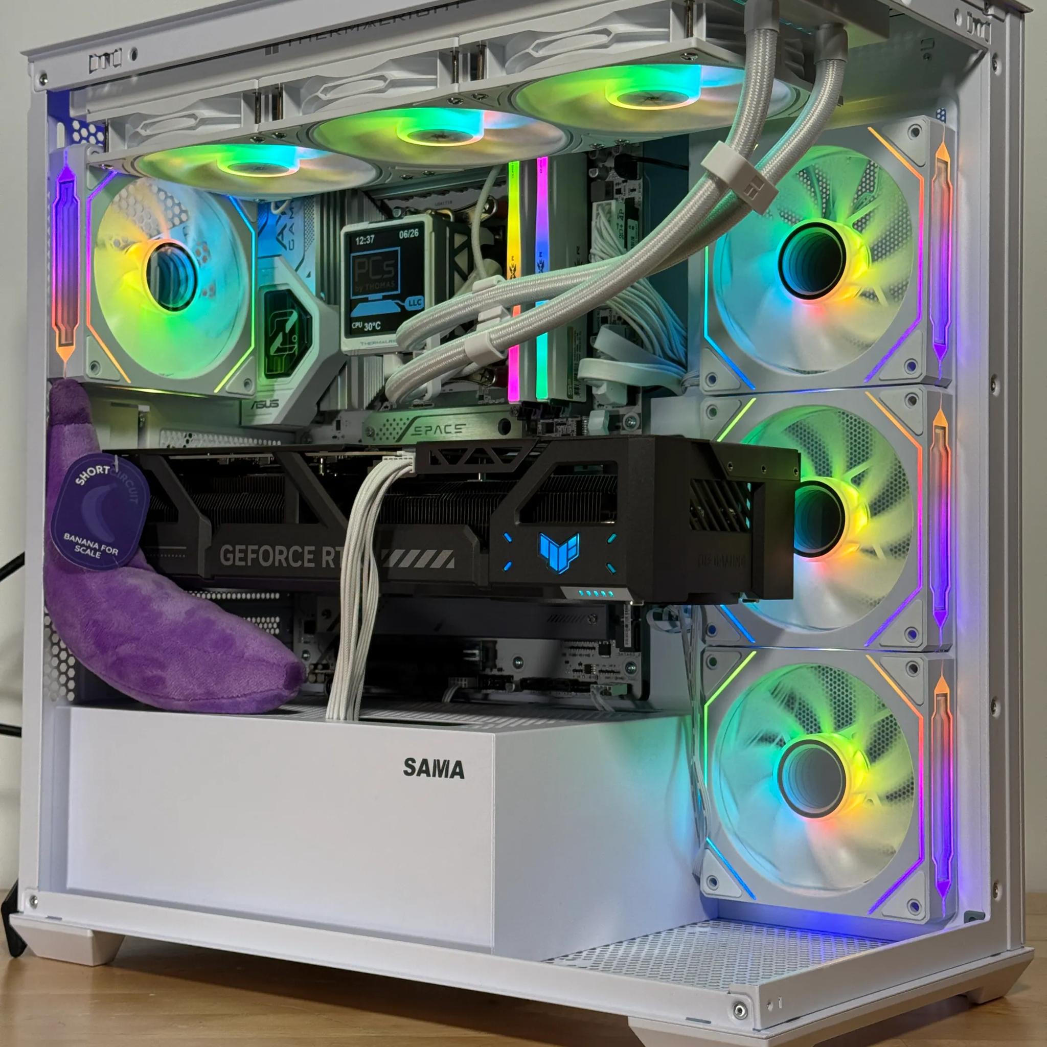 Ryzen 9800x3d RTX 5080 White Gaming PC