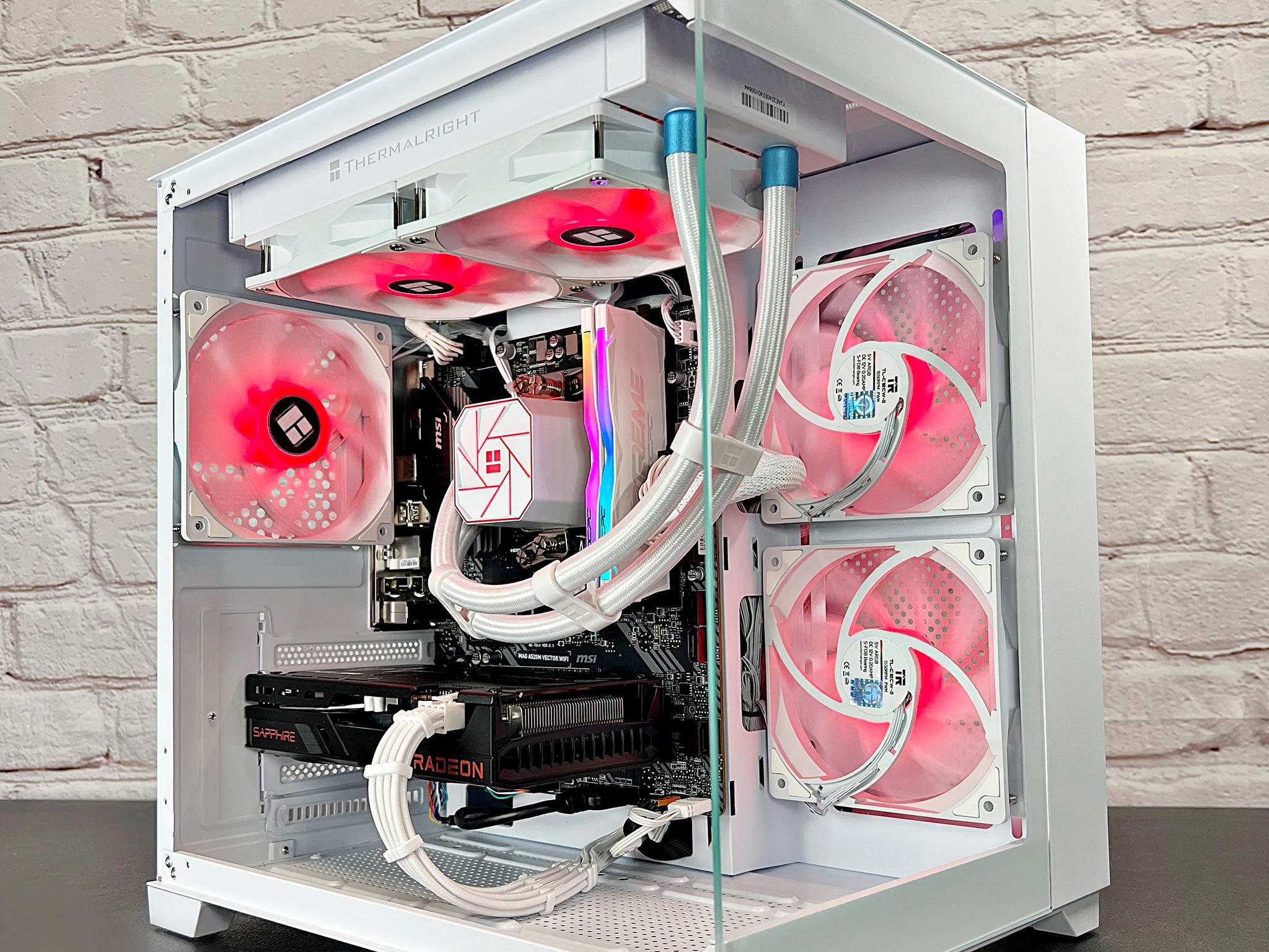 Liquid Cooled Ryzen 5 3600 RX 6600 16GB RAM 1TB M.2  Window 11 Gaming PC