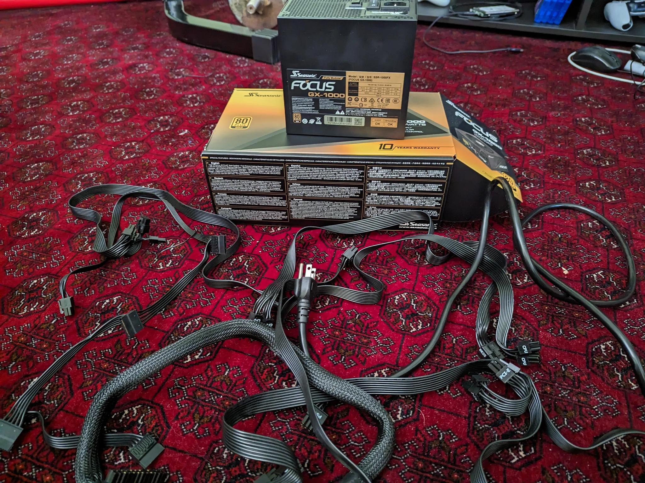 Seasonic Focus GX 1000W 80+ Gold Like New 