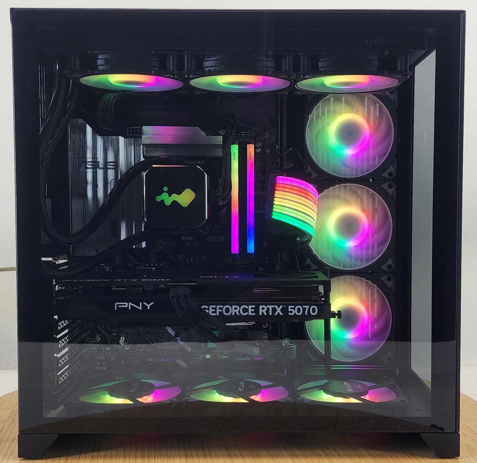 Gaming PC Ultra 7 270K 32GB RAM 1TB SSD RTX 5070 12GB Windows 11 Computer