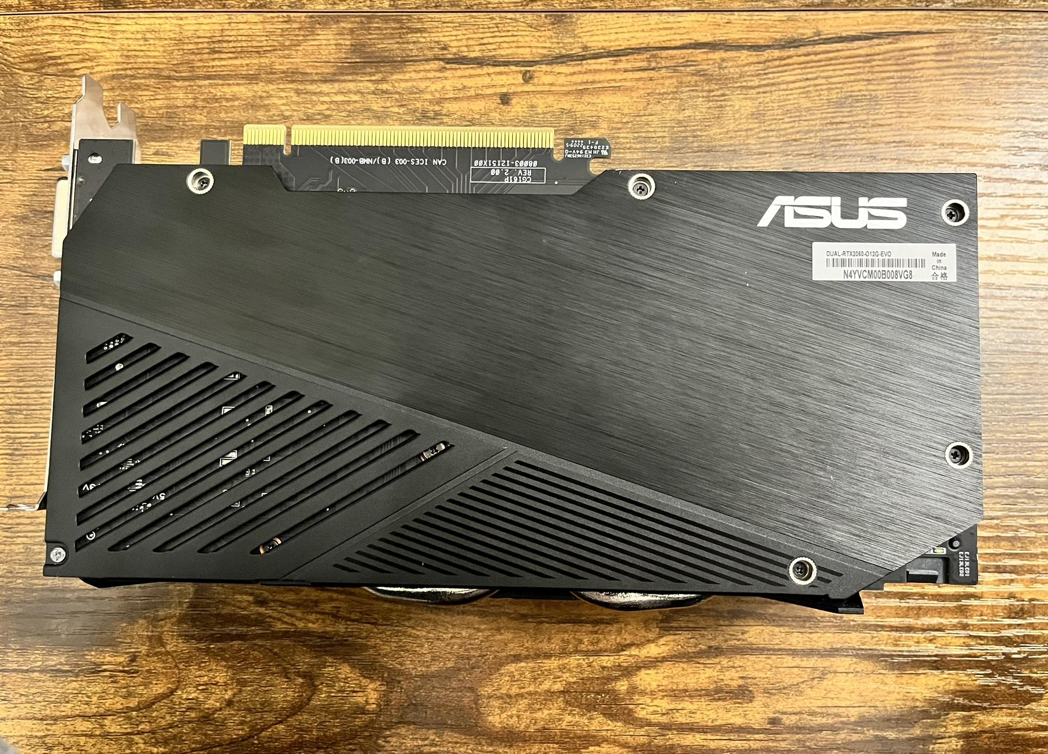 12GB ASUS Dual GeForce RTX 2060 EVO GDDR6