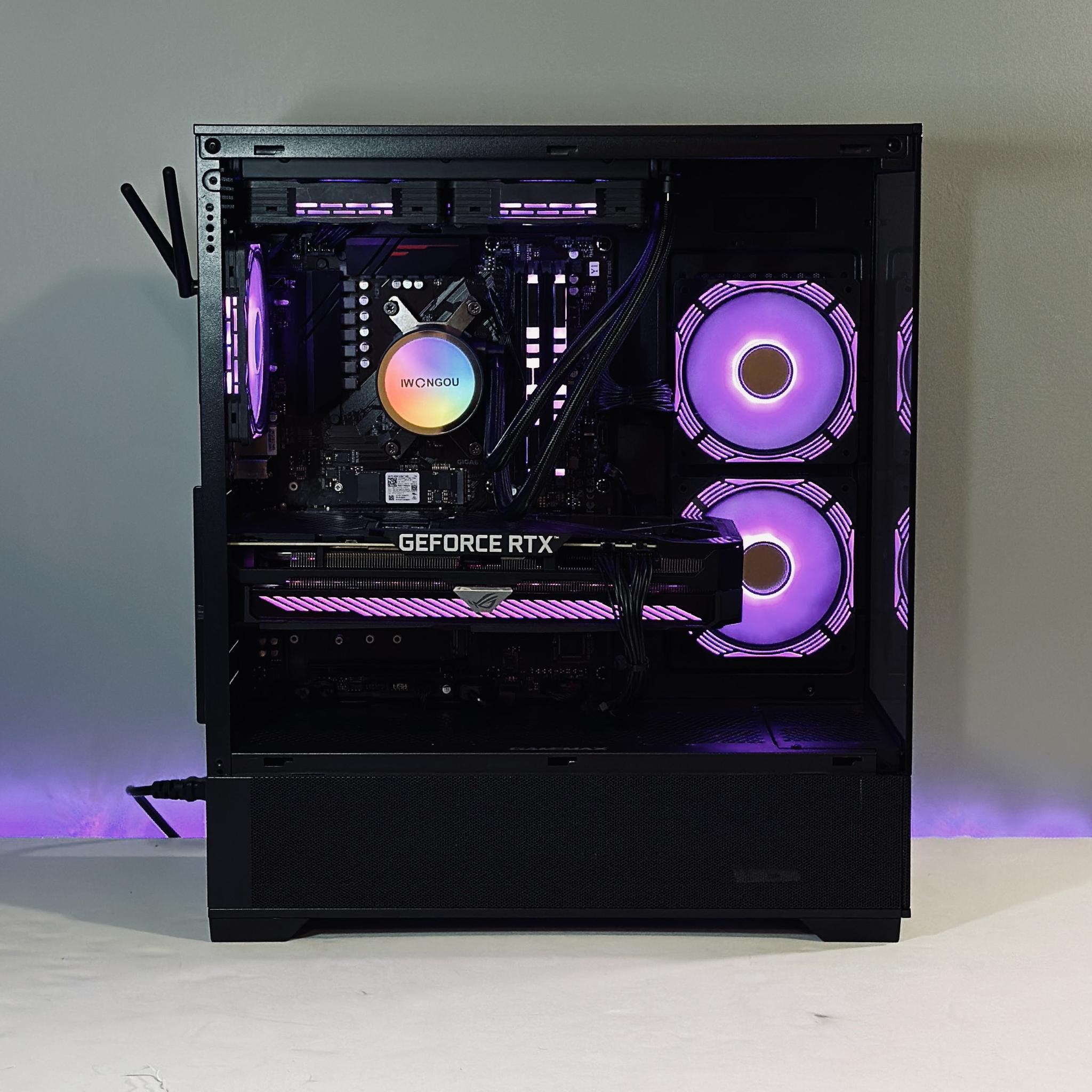 💜FAST LIQUID COOLED GAMING PC💜| RTX 3070 8GB, Ryzen 7 3700X, 32GB Ram, 1TB SSD, WIFI, Fortnite
