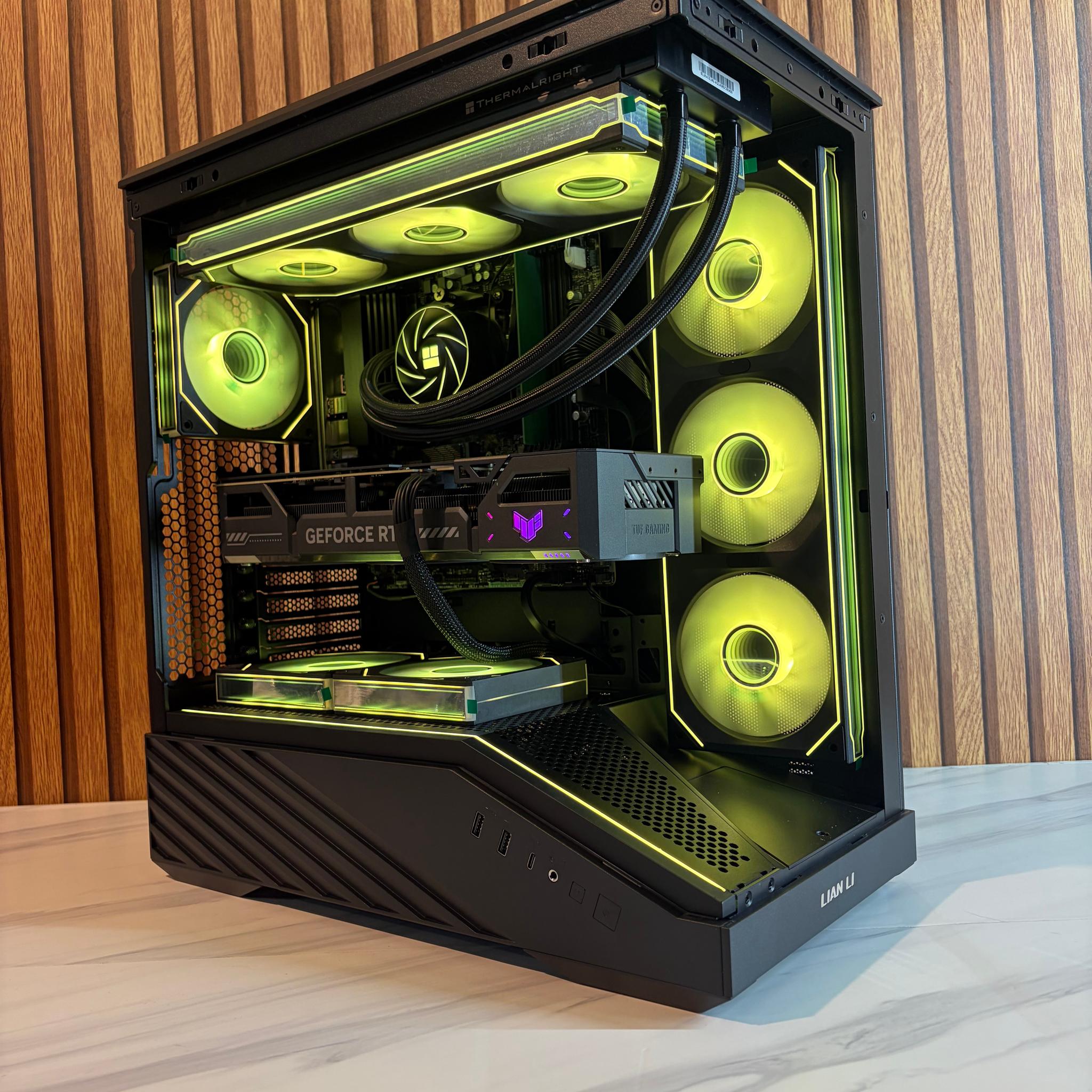 RTX 5070 |  RYZEN 7 7800X3D | 16GB DDR5 | 750w PSU | 1TB NVME | 360MM AIO