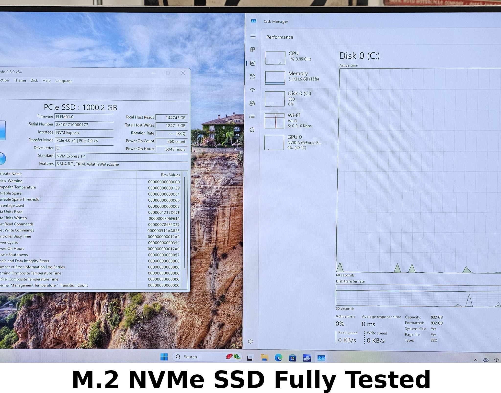 1TB NVMe M.2 SSD Gen4 PCIe 4.0 PowerSpec