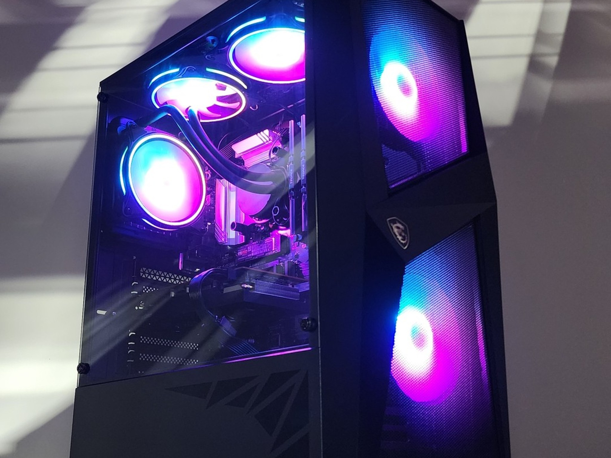Gaming PC i7-10700K 16GB RAM 500GB SSD + 1TB HDD RX 6600 XT 8GB Win11 Computer