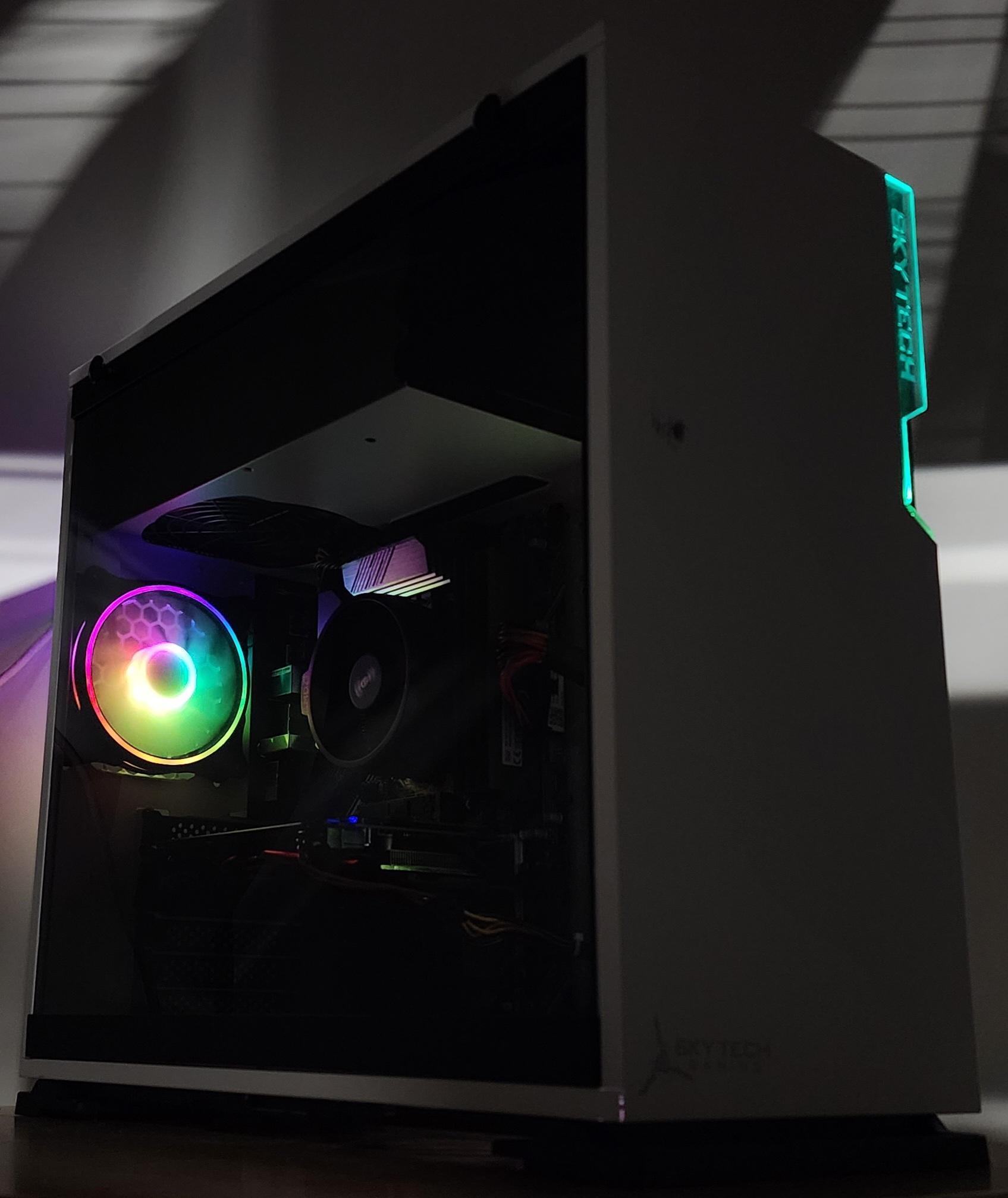Gaming PC Ryzen 5 3600 16GB RAM 256GB SSD + 500GB HDD RX 570 8GB Win11 Computer