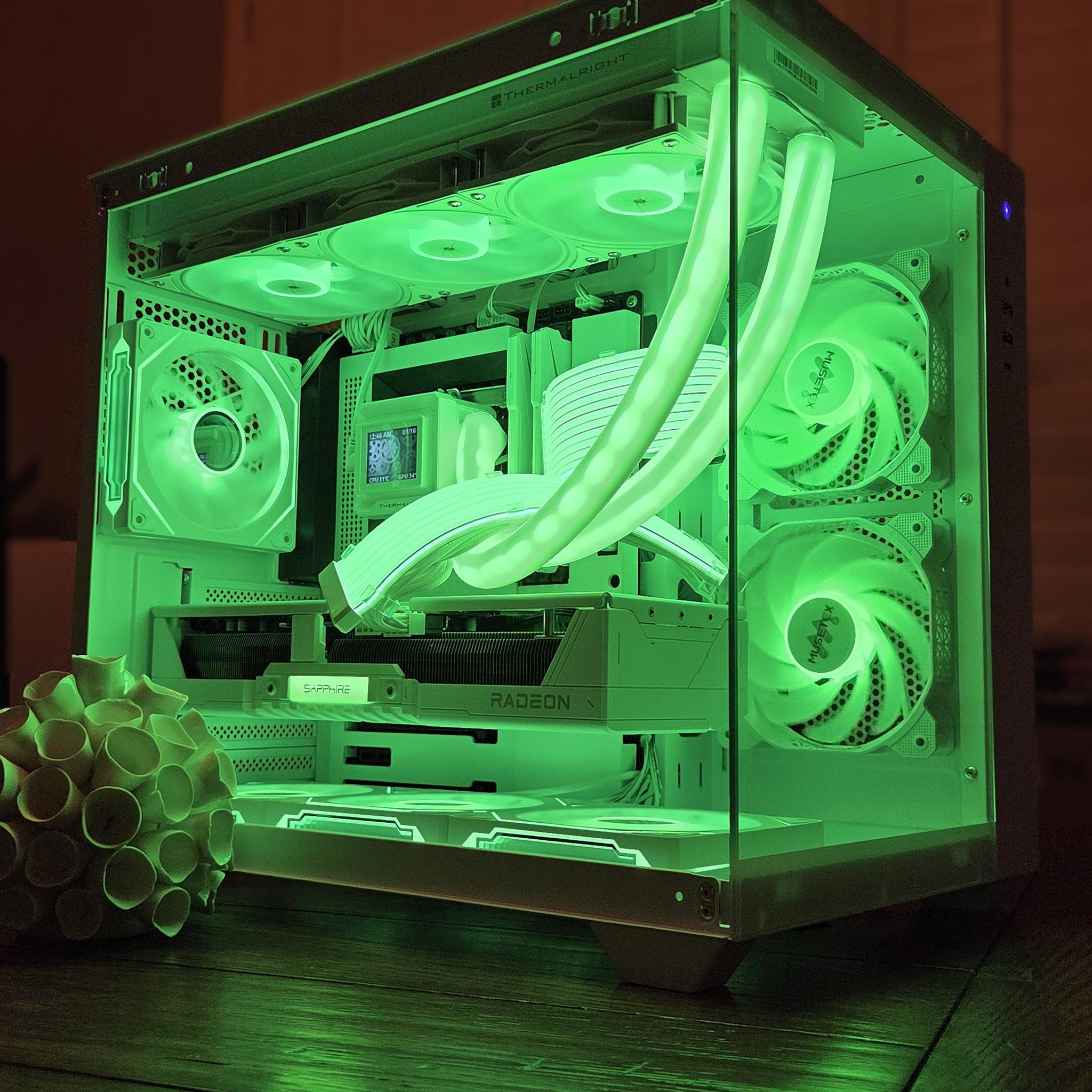 *SPRING BREAK SALE! THRU 3/20* The White Knight! ⚔️ 14600K/9070/DDR5-32GB/1TB