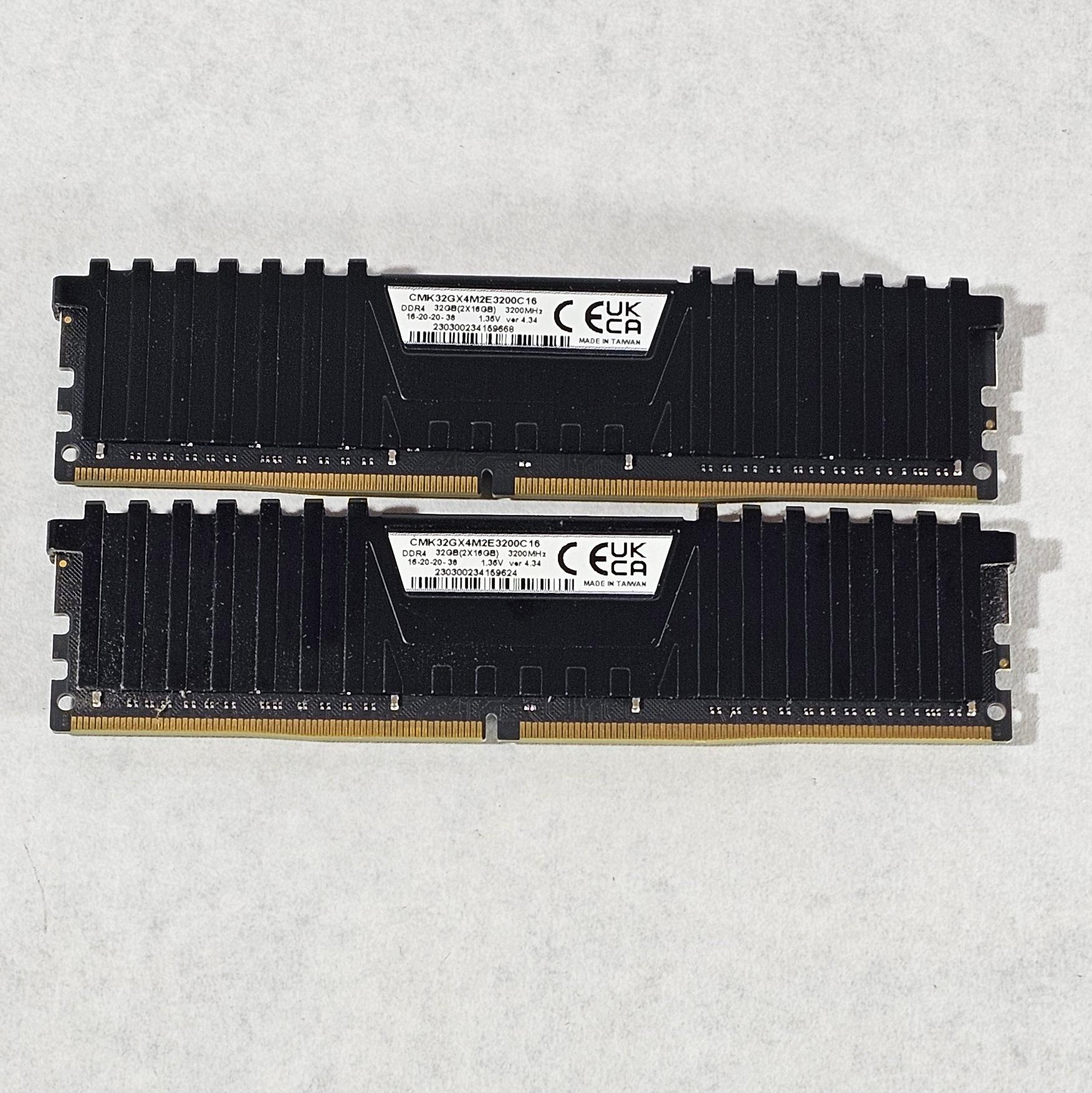 32GB DDR4 (2x16GB) 3200MT/s