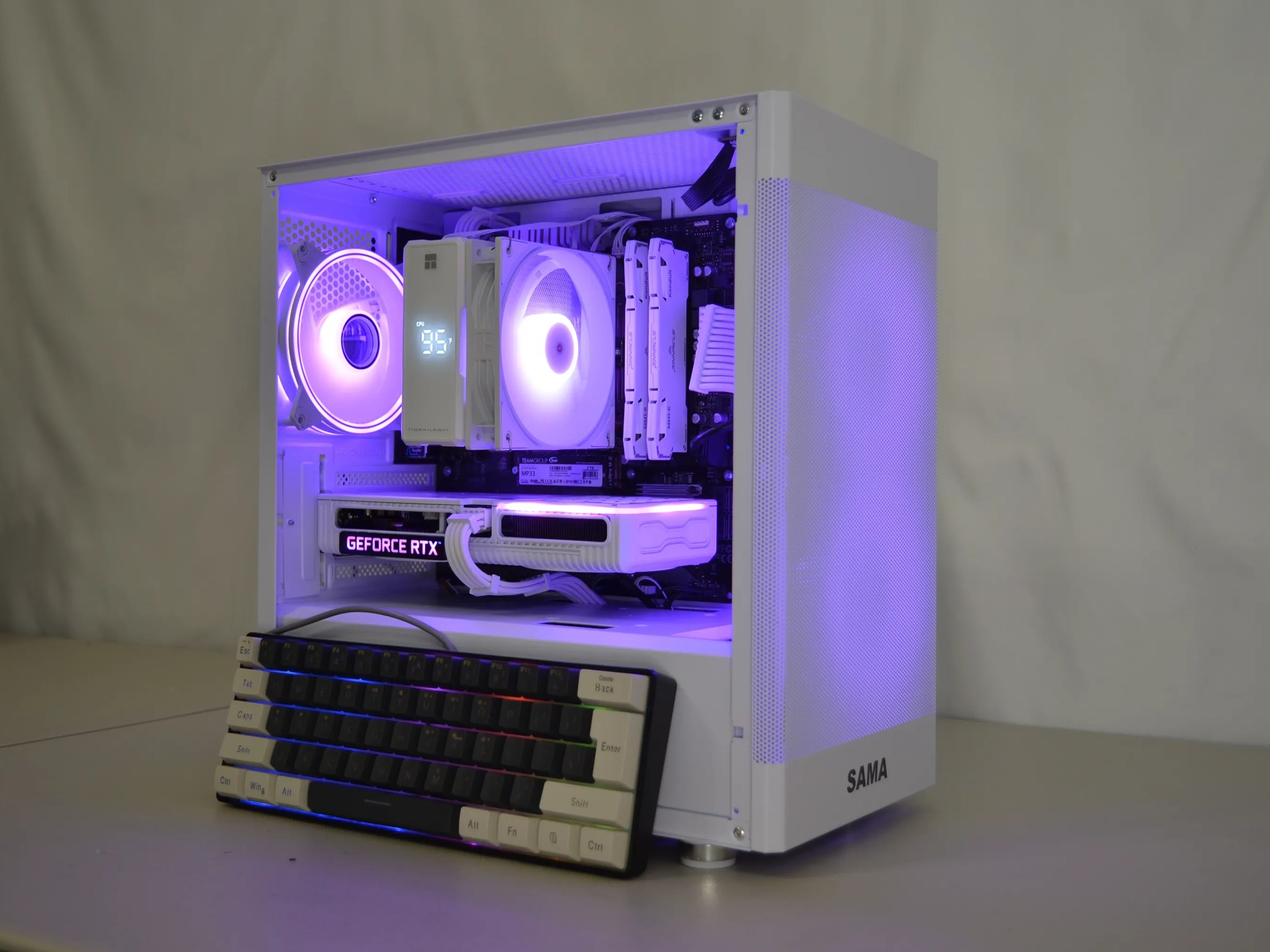 ⚪White Out V3⚪ Free Keyboard!⌨️ - RTX 3060ti | Ryzen 5 5500 | 1tb NVMe | Windows 11 FULLY ACTIVATED