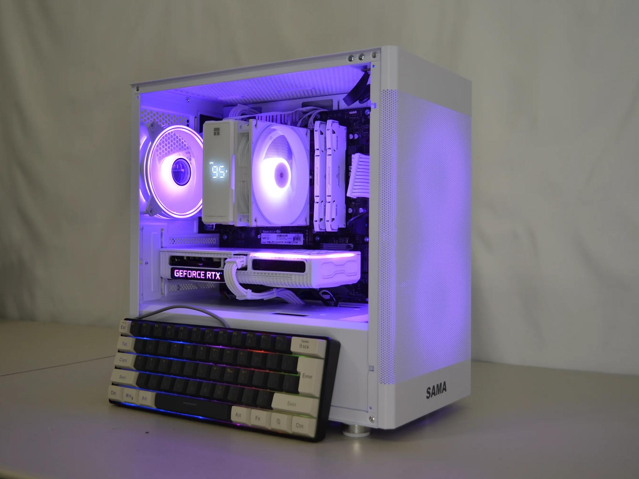 ⚪White Out V3⚪ Free Keyboard!⌨️ - RTX 3060ti | Ryzen 5 5500 | 1tb NVMe | Windows 11 FULLY ACTIVATED