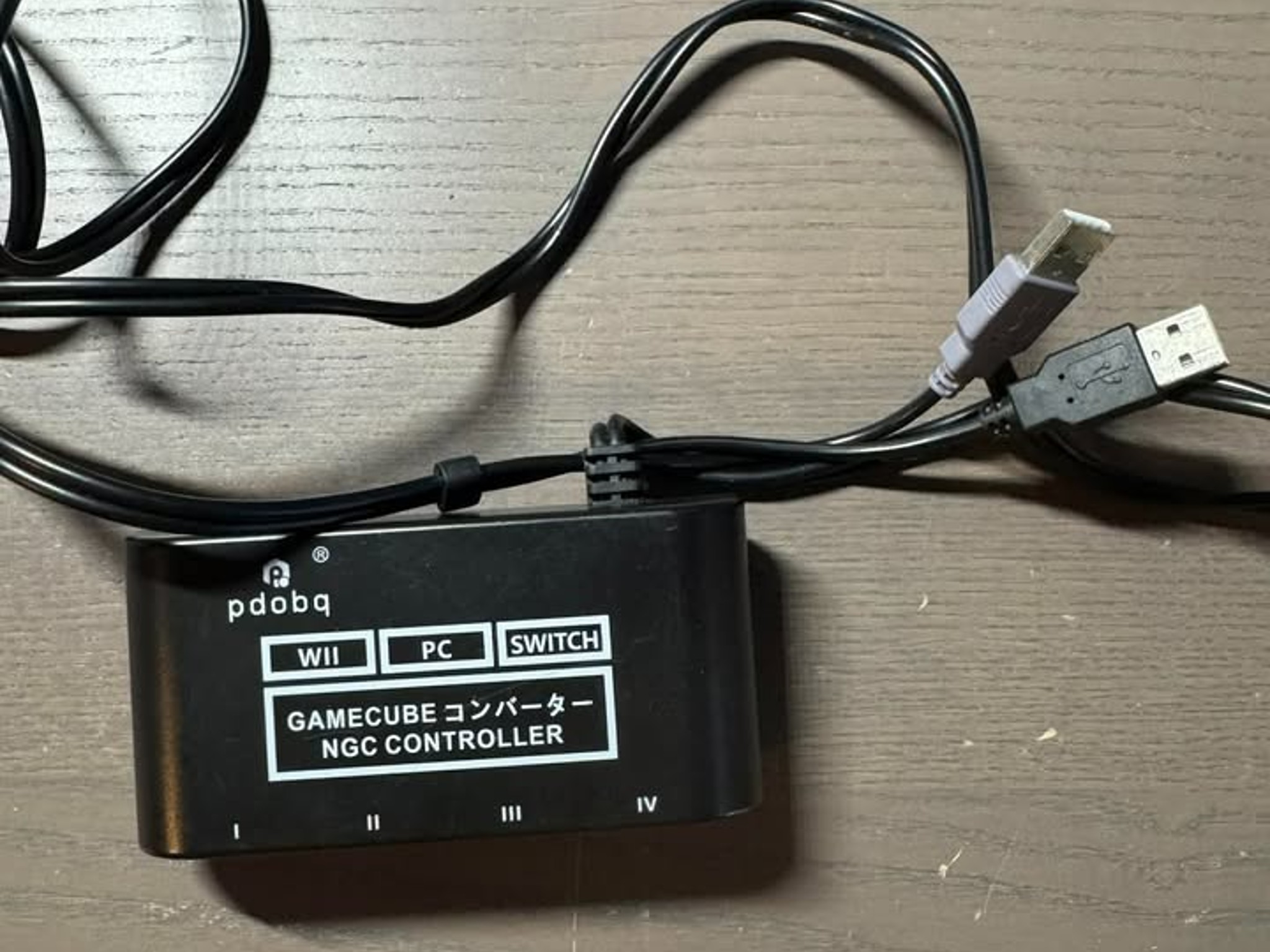 pdobq Gamecube Controller Adapter for Nintendo Switch/Switch 2/ Switch OLED Gamecube Adapter