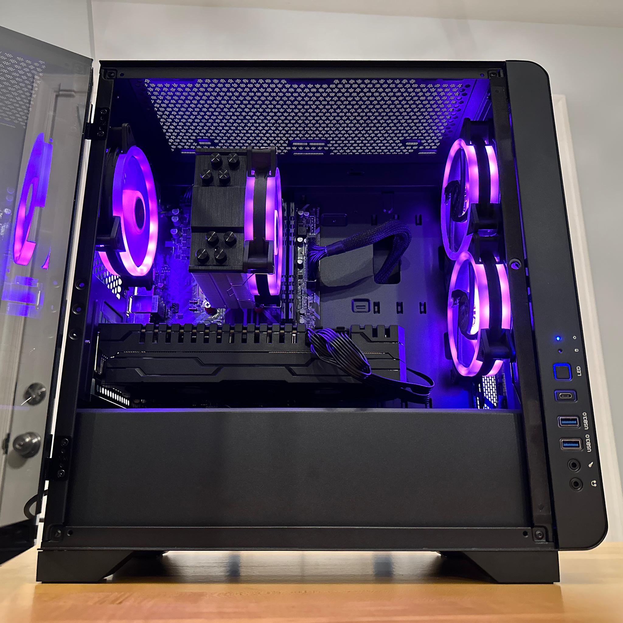 ⚫️ 🥷 🐈‍⬛ | RX 5700xt, Ryzen 5 3500x, 1tb SSD, 16gb DDR4, WiFi Equipped Streaming/Gaming PC