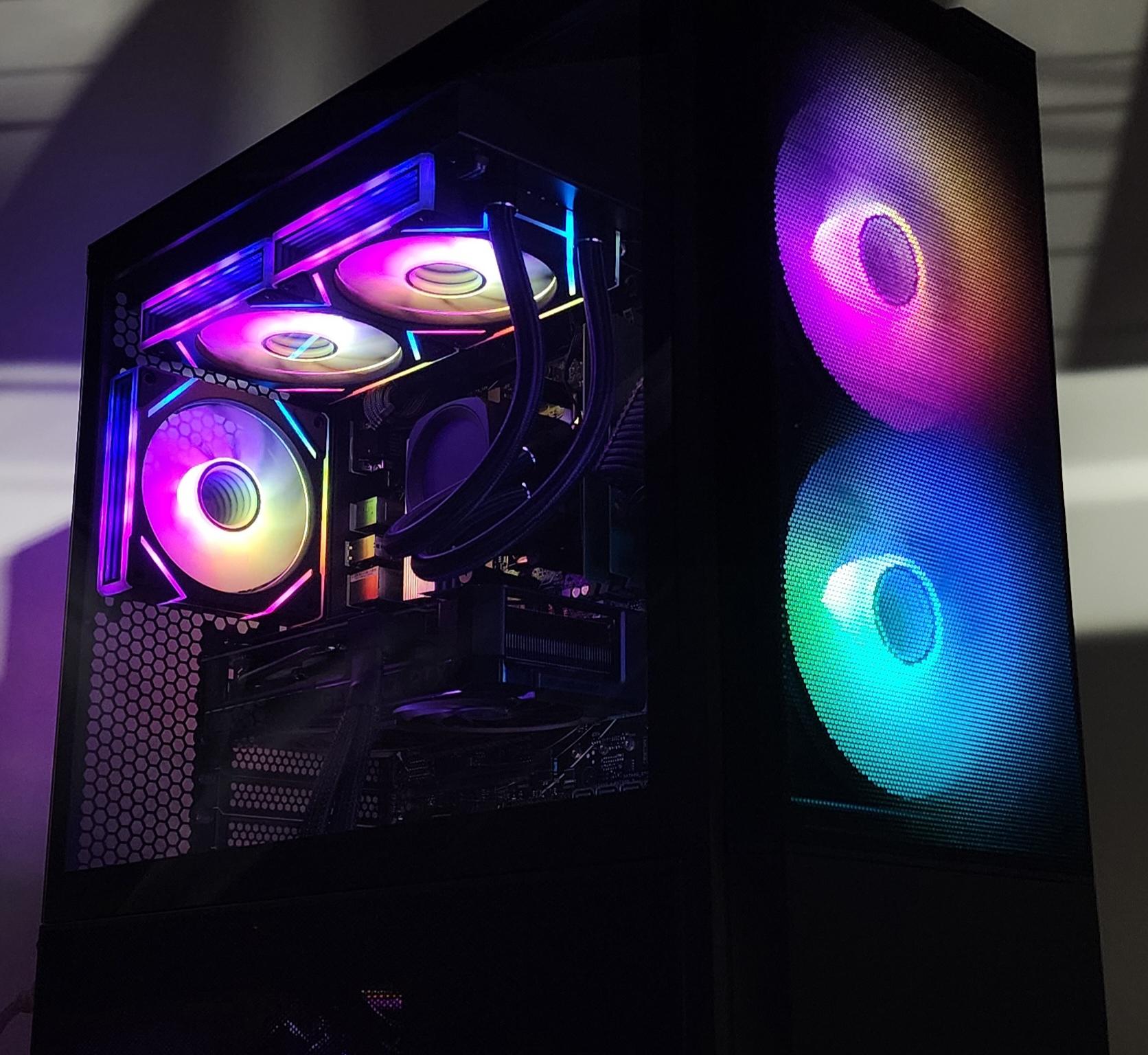 Gaming PC Ryzen 9 7900X 32GB RAM 1TB SSD RTX 4070 SUPER 12GB Windows 11 Computer