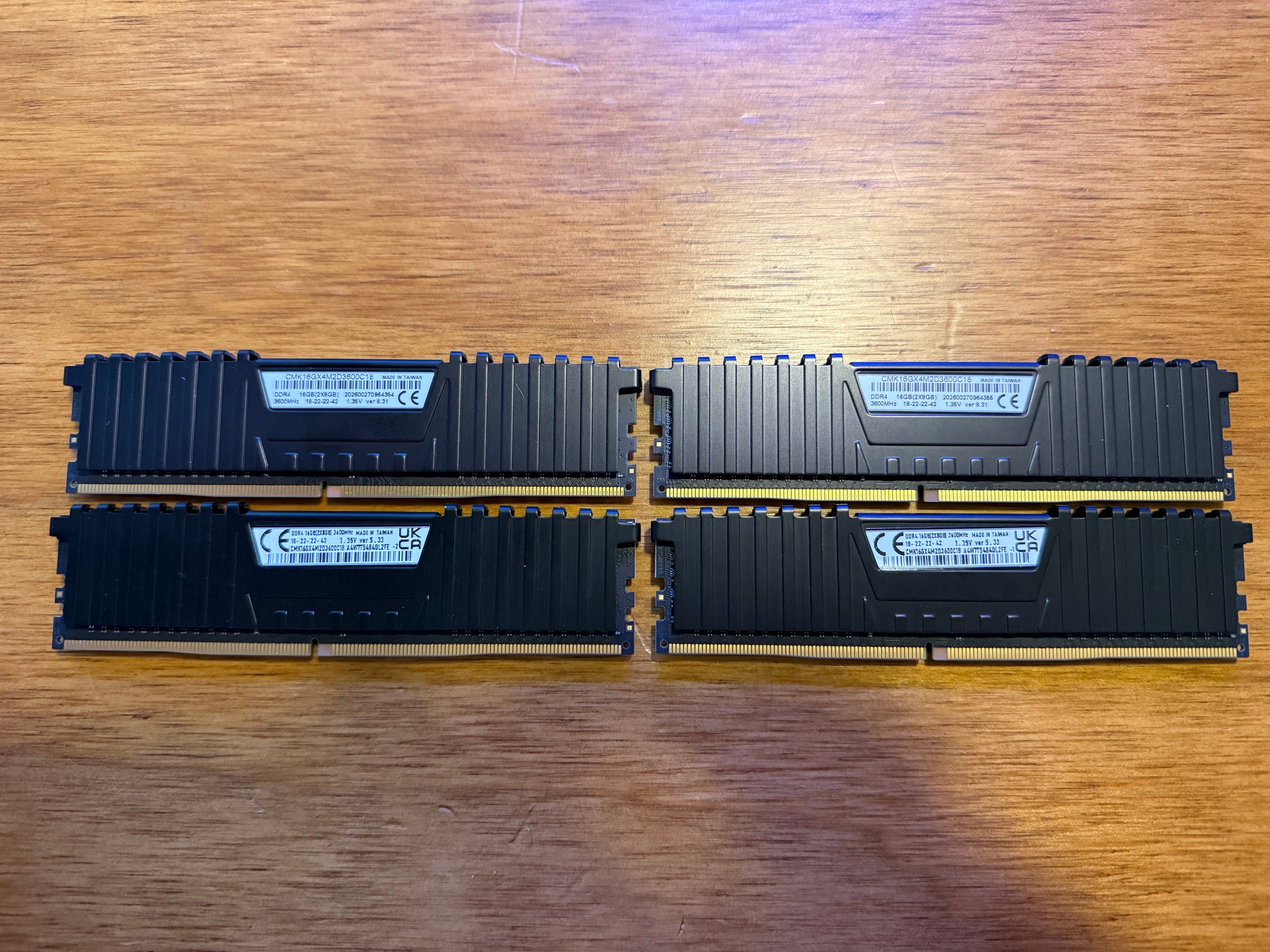 Corsair Vengeance DDR4-3600 32Gb (4x8Gb)