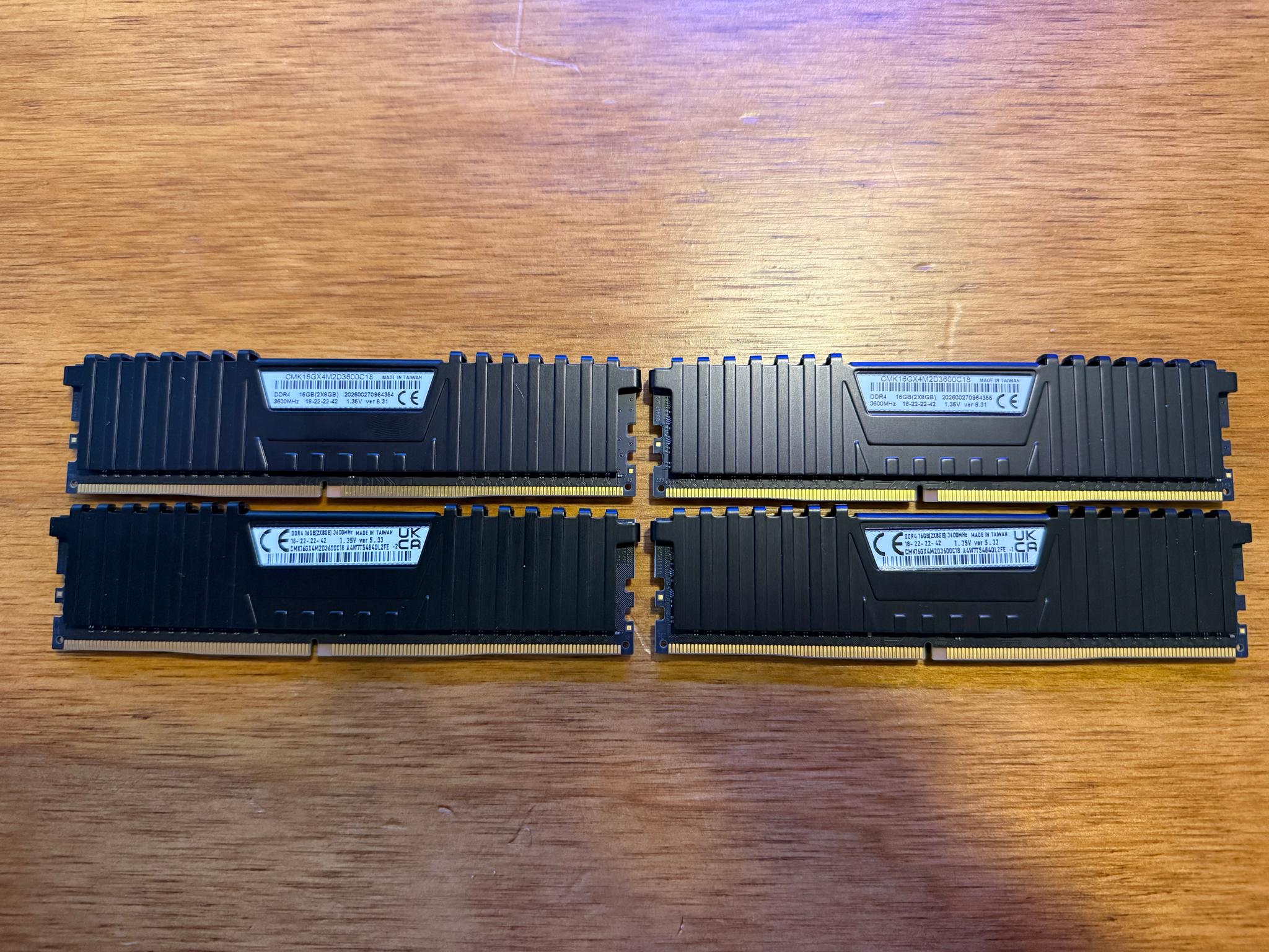 Corsair Vengeance DDR4-3600 32Gb (4x8Gb)