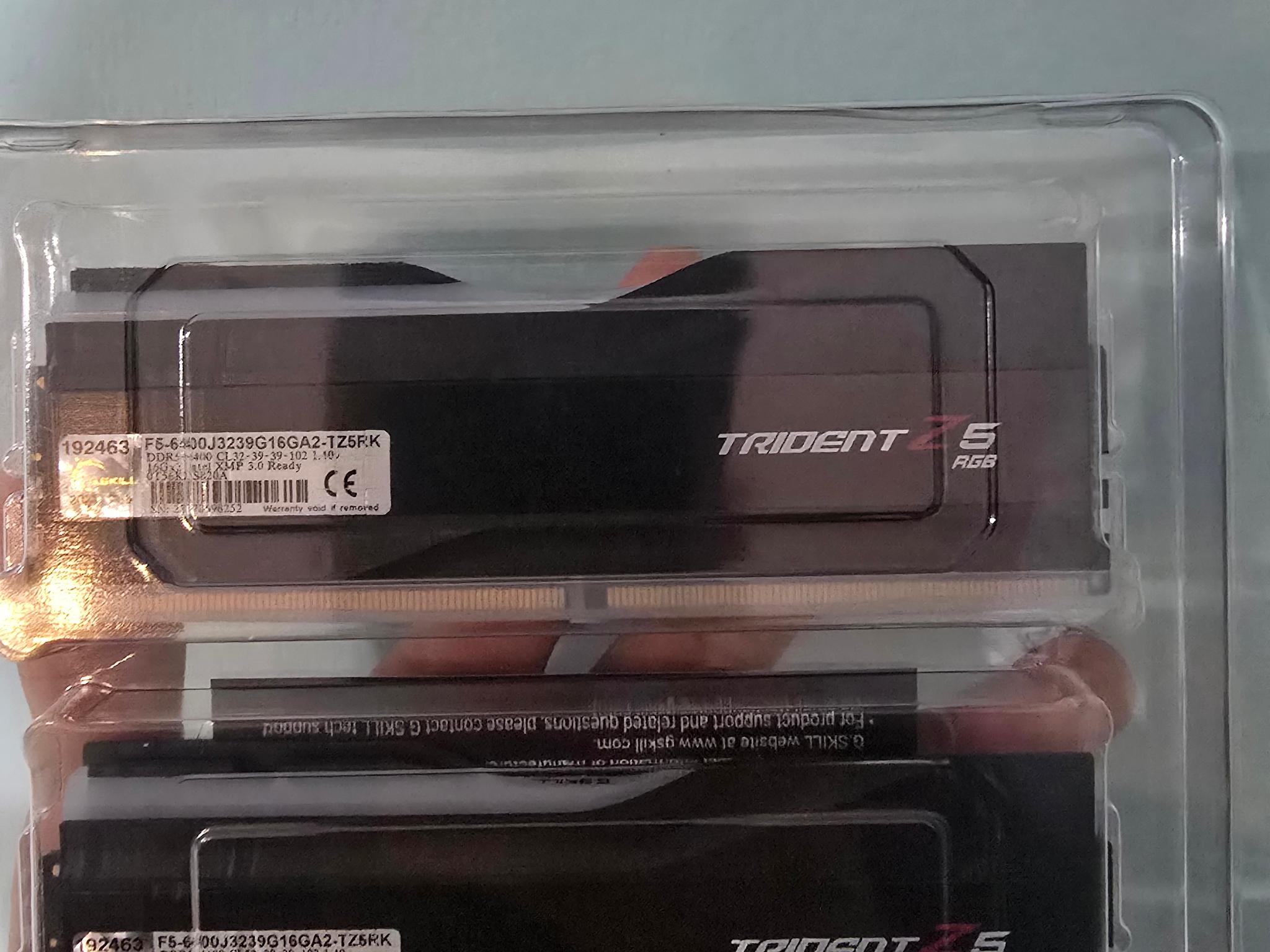 G.SKILL Trident Z5 DDR5 32 GB (2×16) 6000 MHz