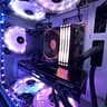 6x CORSAIR HD120 RGB FANS W LIGHTING HUB (iCUE Supported)