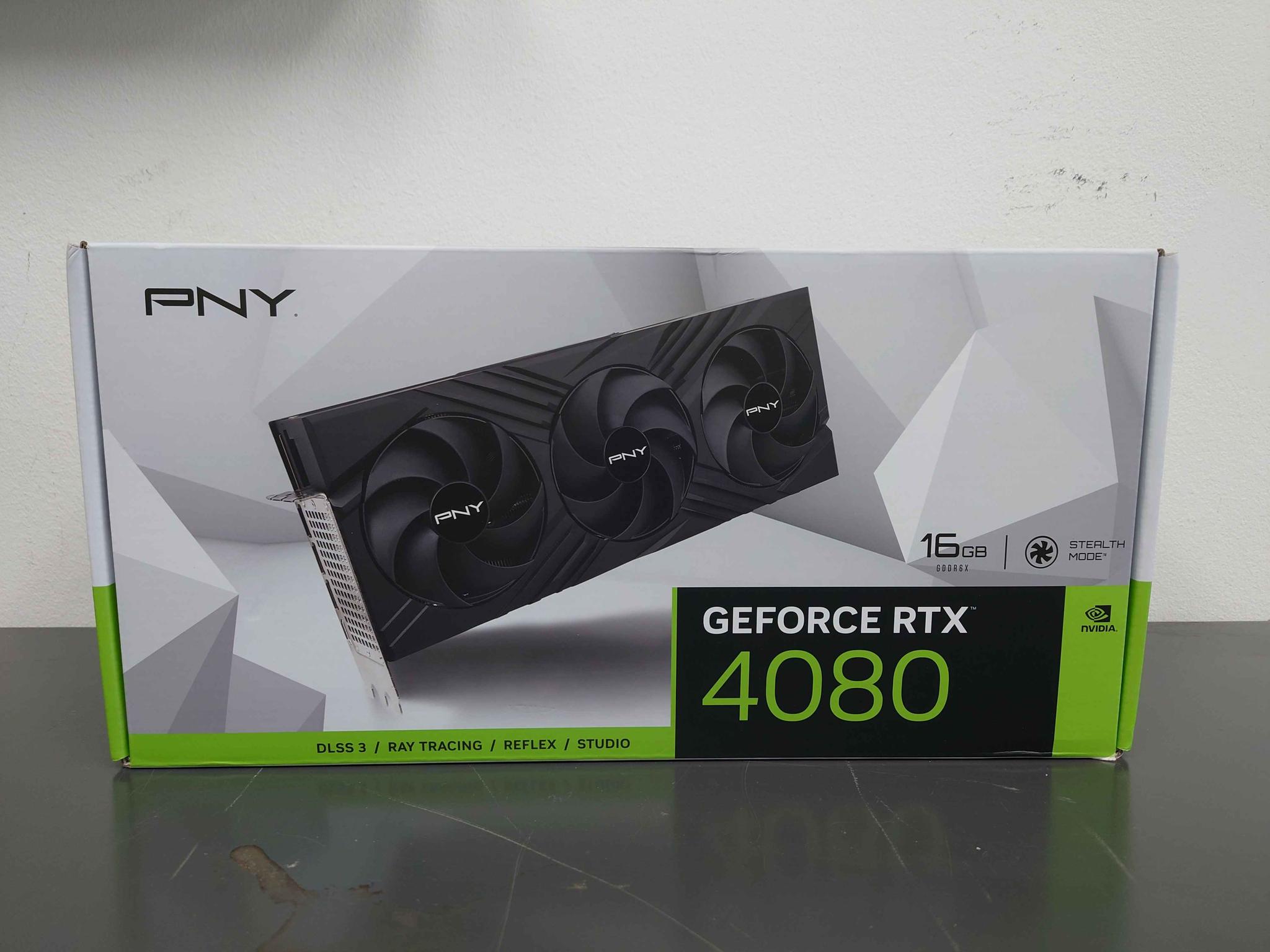 PNY VERTO GeForce RTX 4080 (Repasted, Repadded, 4090 Cooler)