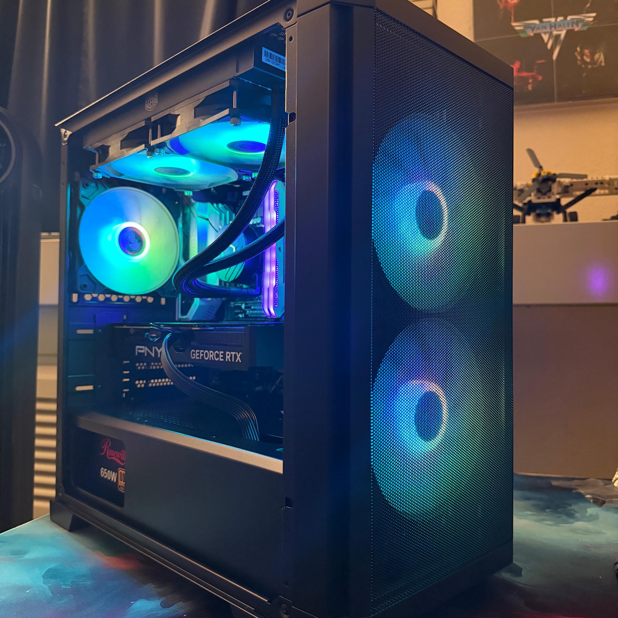 Intel Productivity PC! - Intel i5-14600KF | RTX 4070 Super | 32GB DDR4 | 3.25TB Storage!