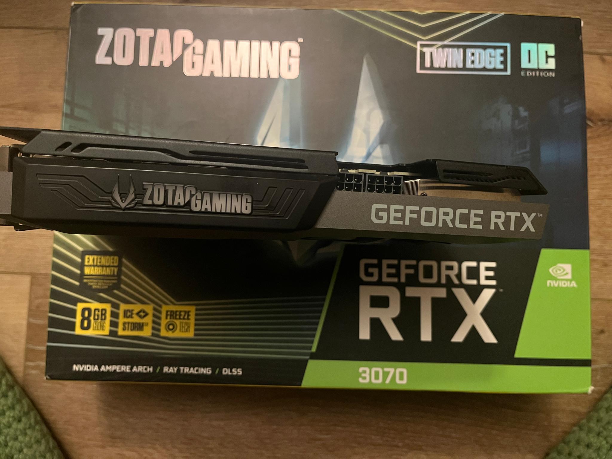 RTX 3070 Zantac gaming twin edge OC