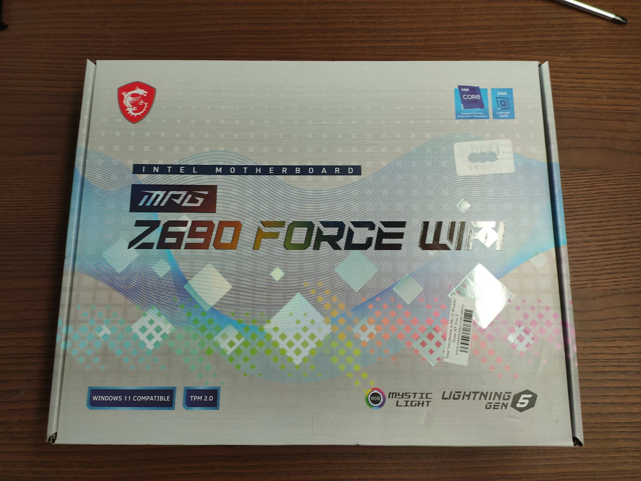 MSI Z690 Force DDR5 ATX Motherboard