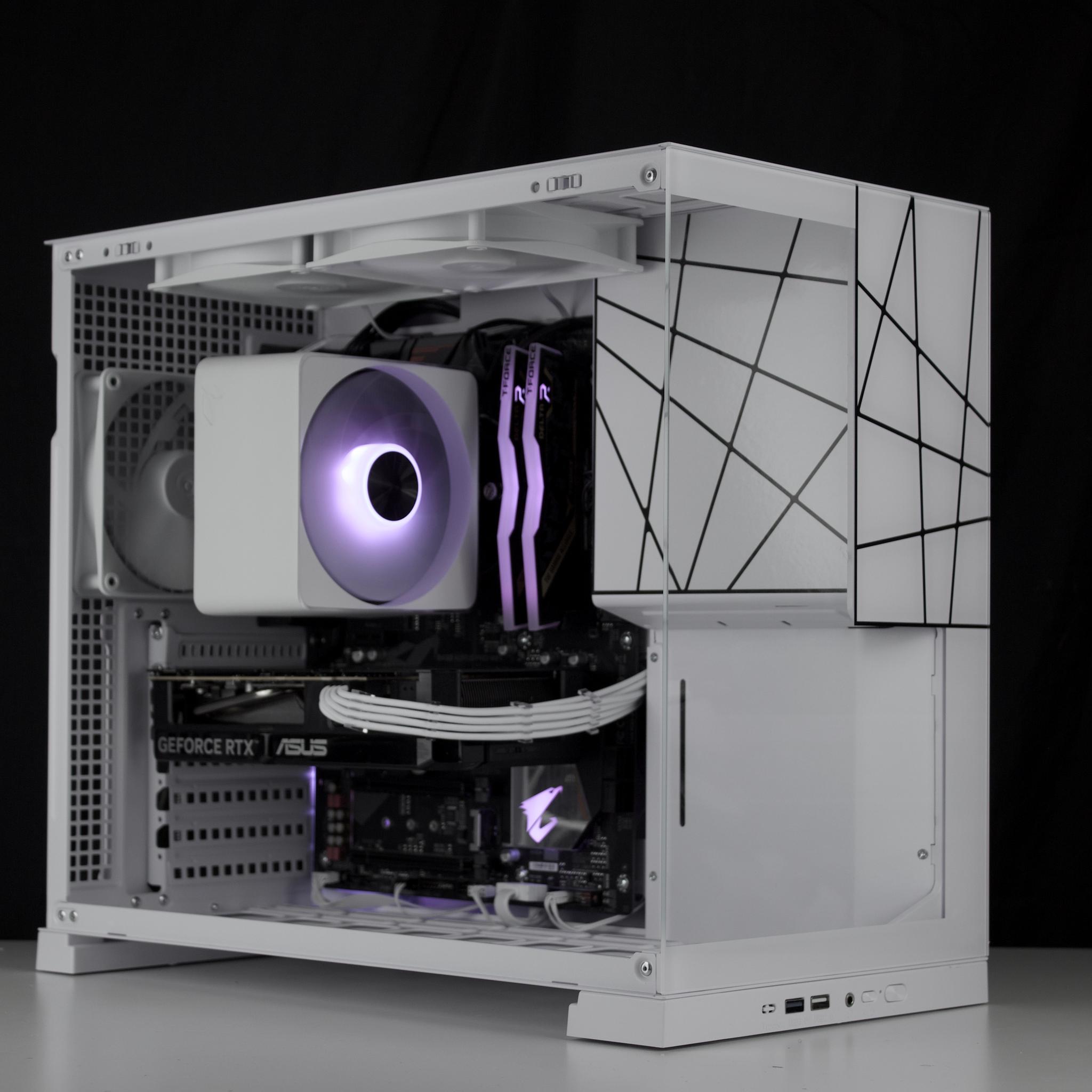 🧊❄️🧊 White Gaming PC – RTX 5060, Ryzen 5 5600X, 16GB RAM, 1TB SSD - WiFi, BlueTooth 🧊❄️🧊