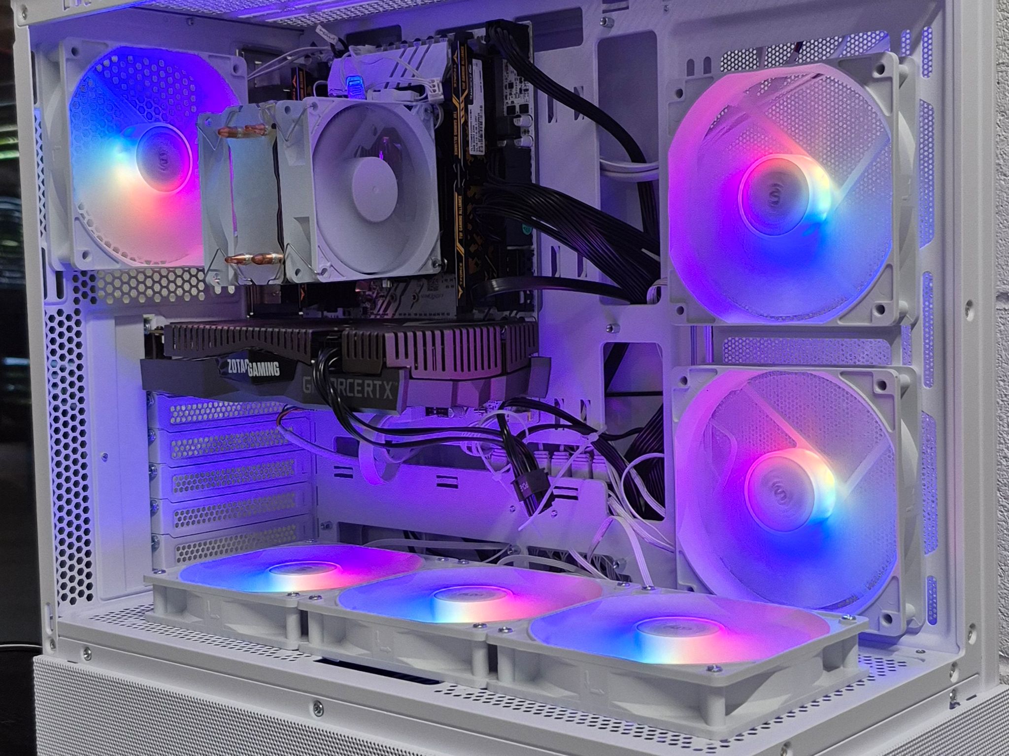 All-White Custom RTX Gaming PC RTX 2060|12-Core Intel|16GB DDR4|500GB M.2