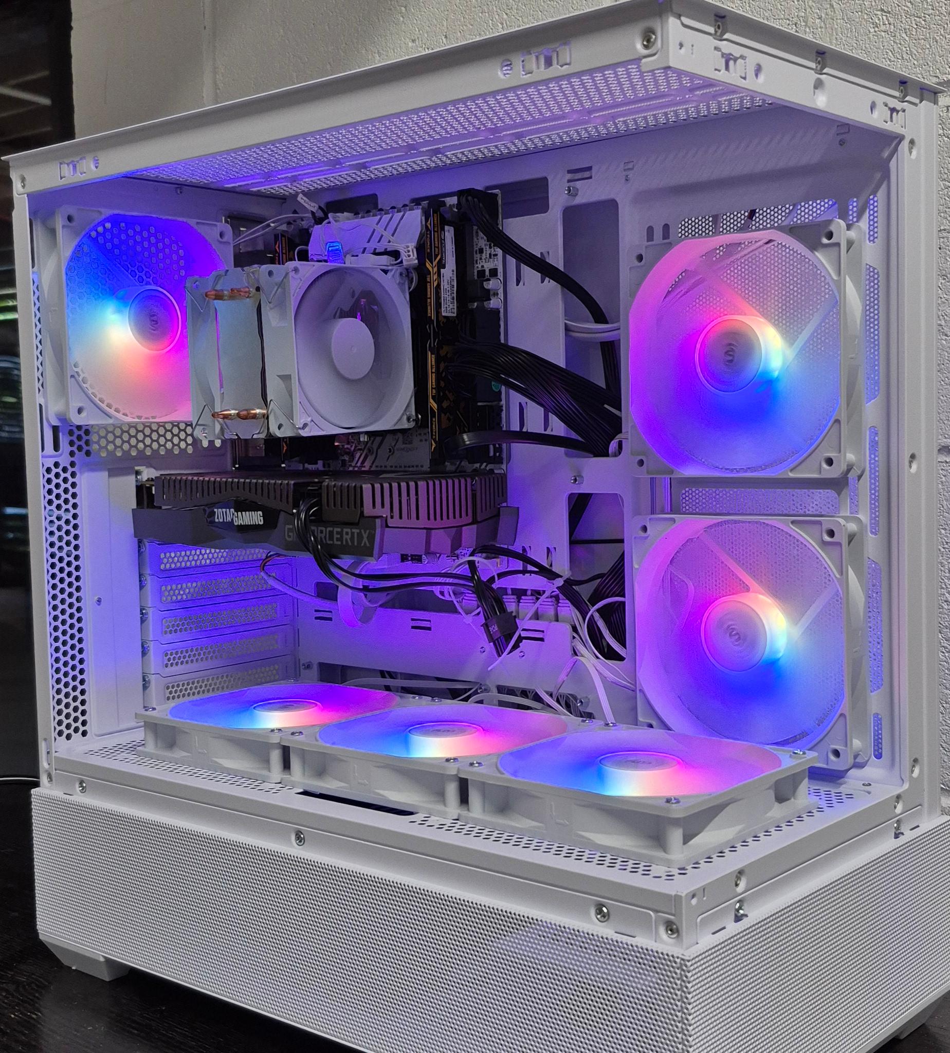 All-White Custom RTX Gaming PC RTX 2060|12-Core Intel|16GB DDR4|500GB M.2