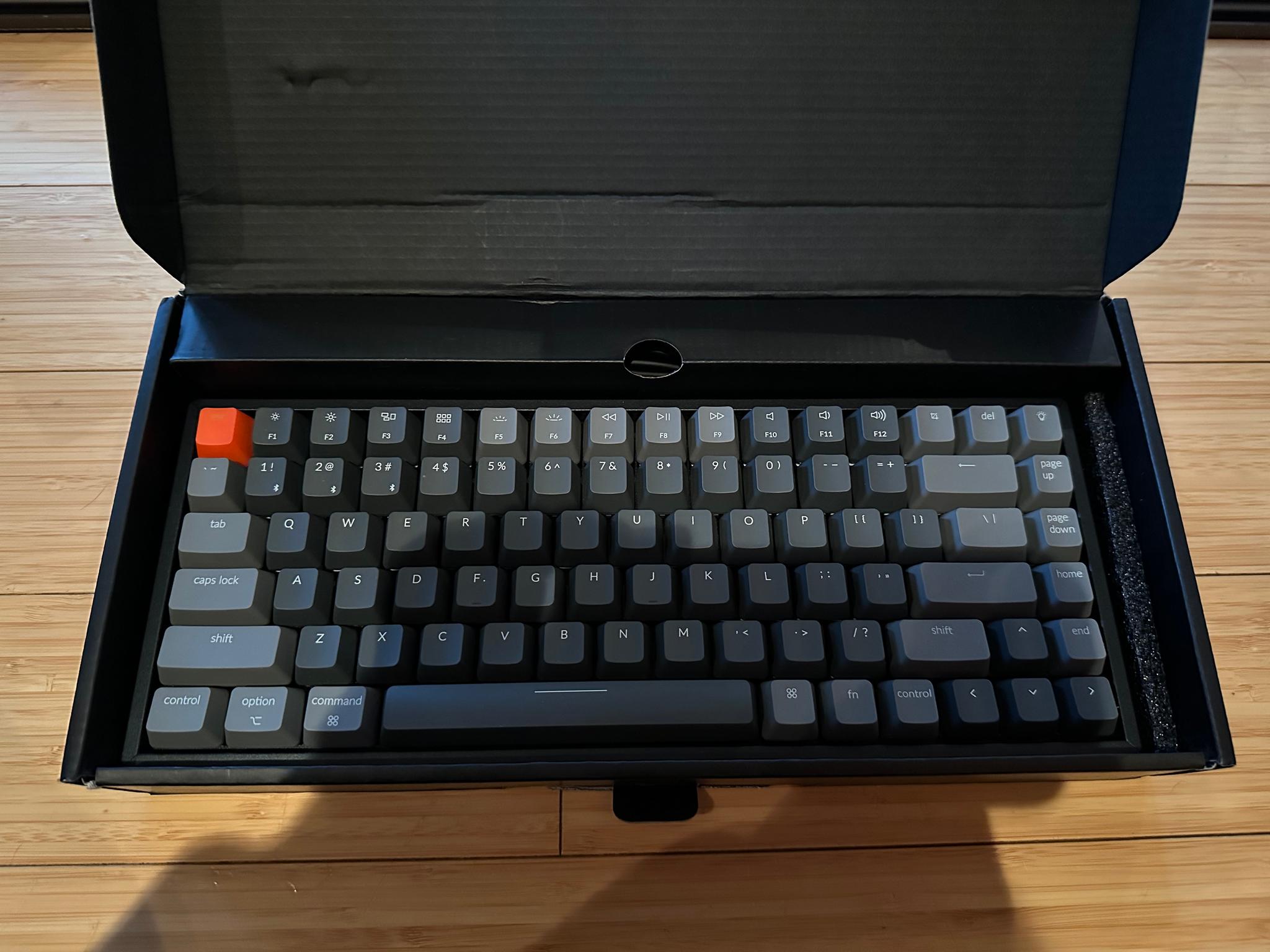Keychron K2 RBG Metal Brown Switch Bluetooth Mechanical Keyboard (Like New, In Box)