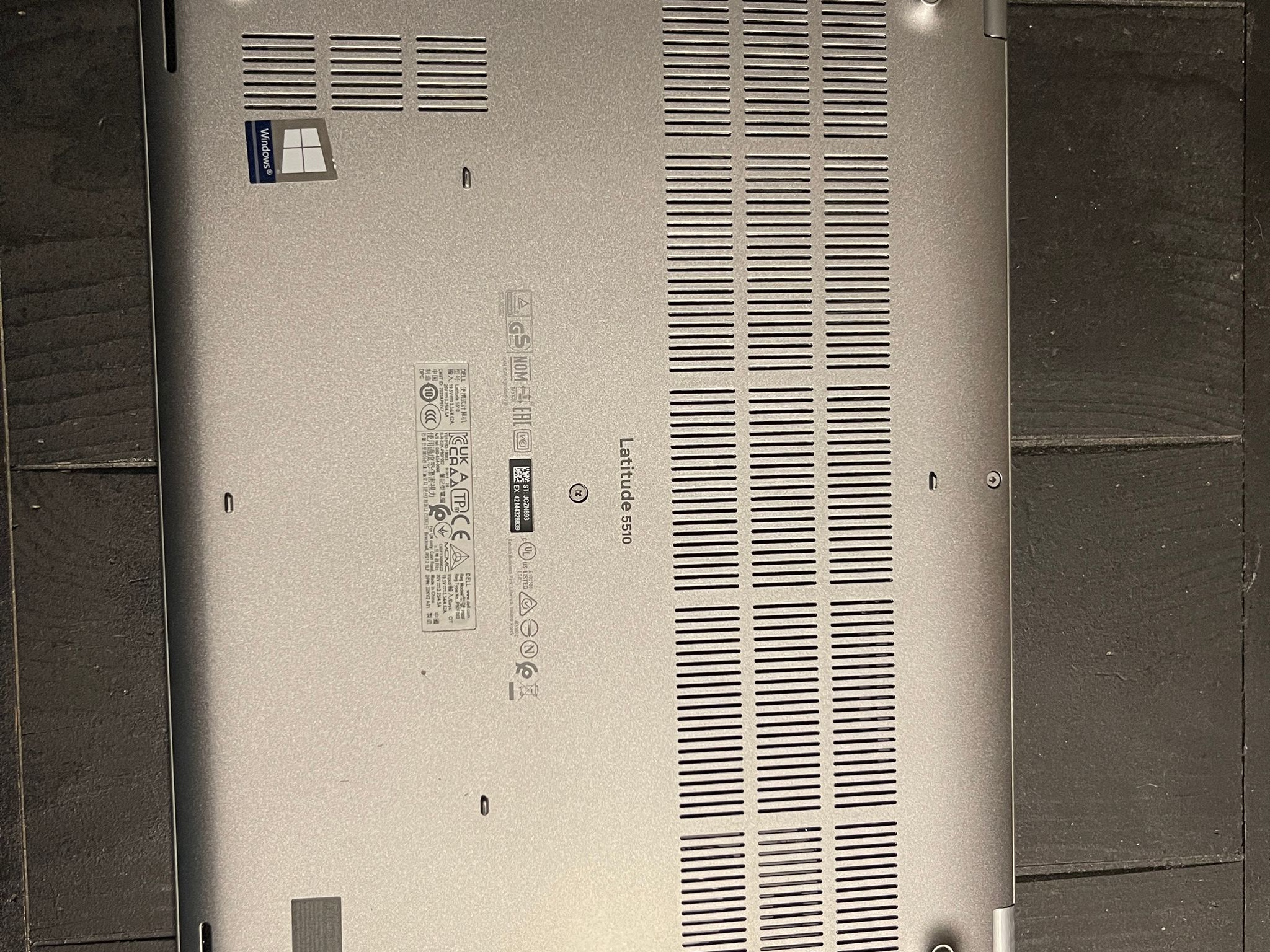 Dell Latitude 5510 i5 10th Gen 16GB RAM 256GB NVMe SSD Win 11 Pro