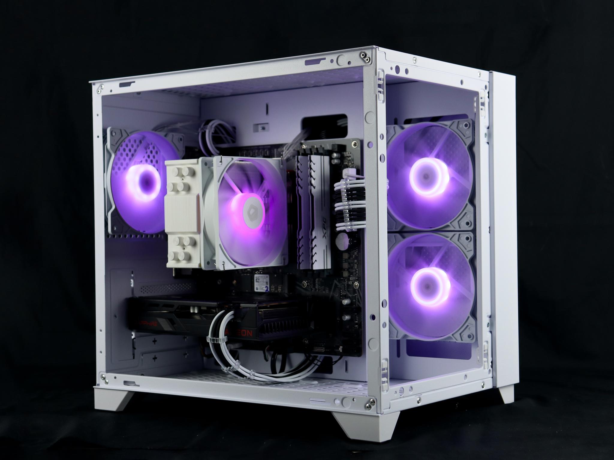 🧊❄️🧊 White Gaming PC – RX 6600 8G , Ryzen 7 2700X, 16GB RAM, 500GB SSD - WiFi, BlueTooth 🧊❄️🧊