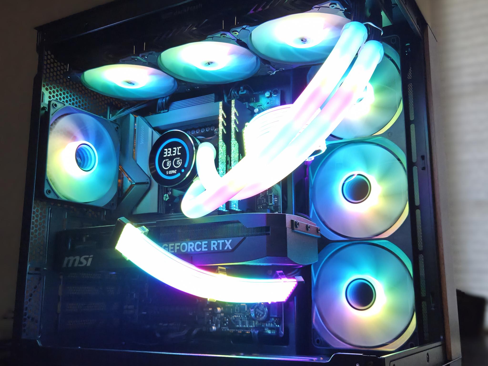 Onyxia!🐉 265F|5070|DDR5-32GB|1TB|Temp Display