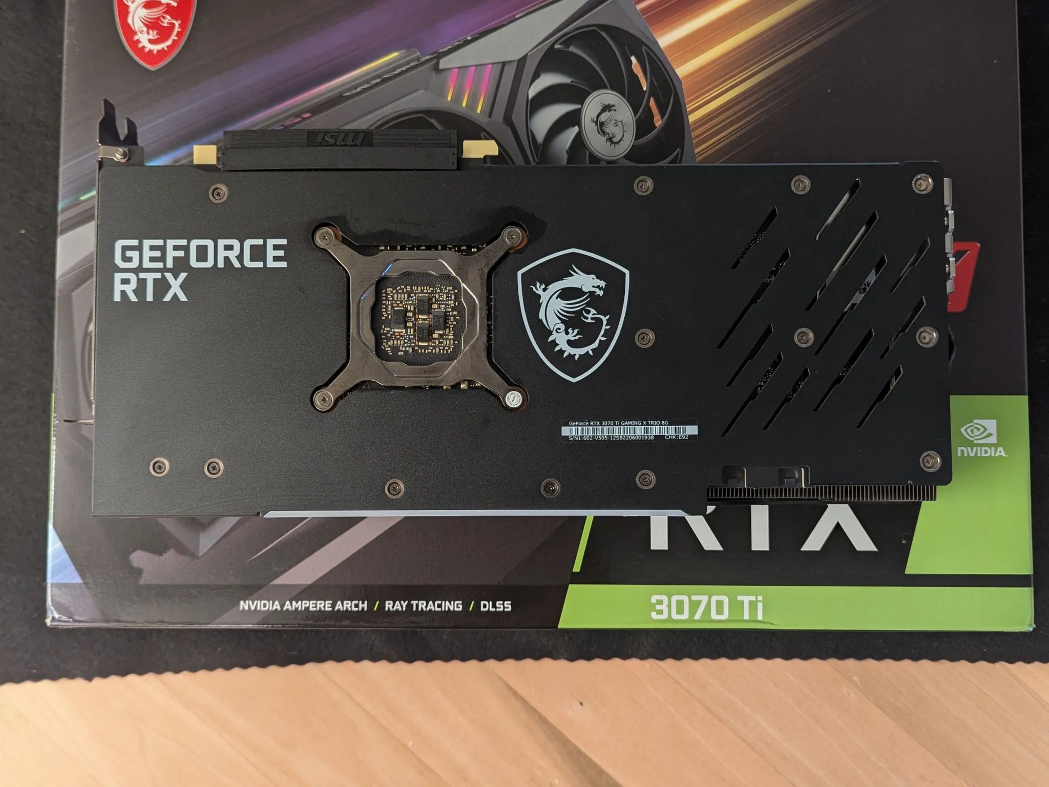 💥 MSI RTX 3070 Ti Gaming X Trio – Premium Cooling, Serious Power 🔹