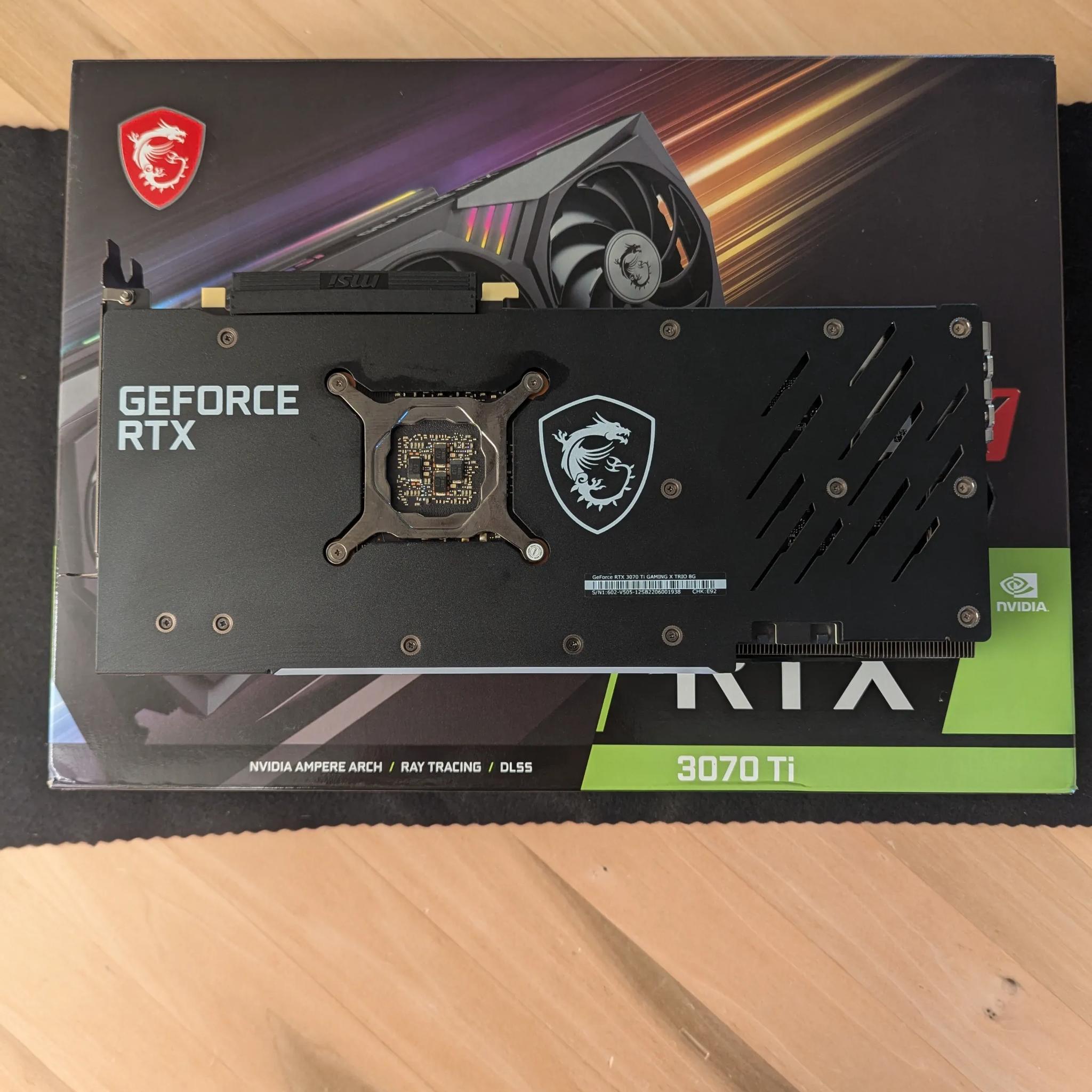 💥 MSI RTX 3070 Ti Gaming X Trio – Premium Cooling, Serious Power 🔹