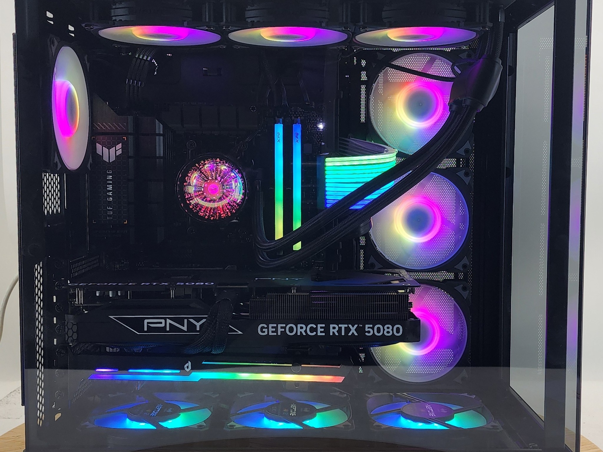 Gaming PC Ryzen 9 9950X3D 32GB RAM 2TB SSD RTX 5080 16GB Windows 11 Computer