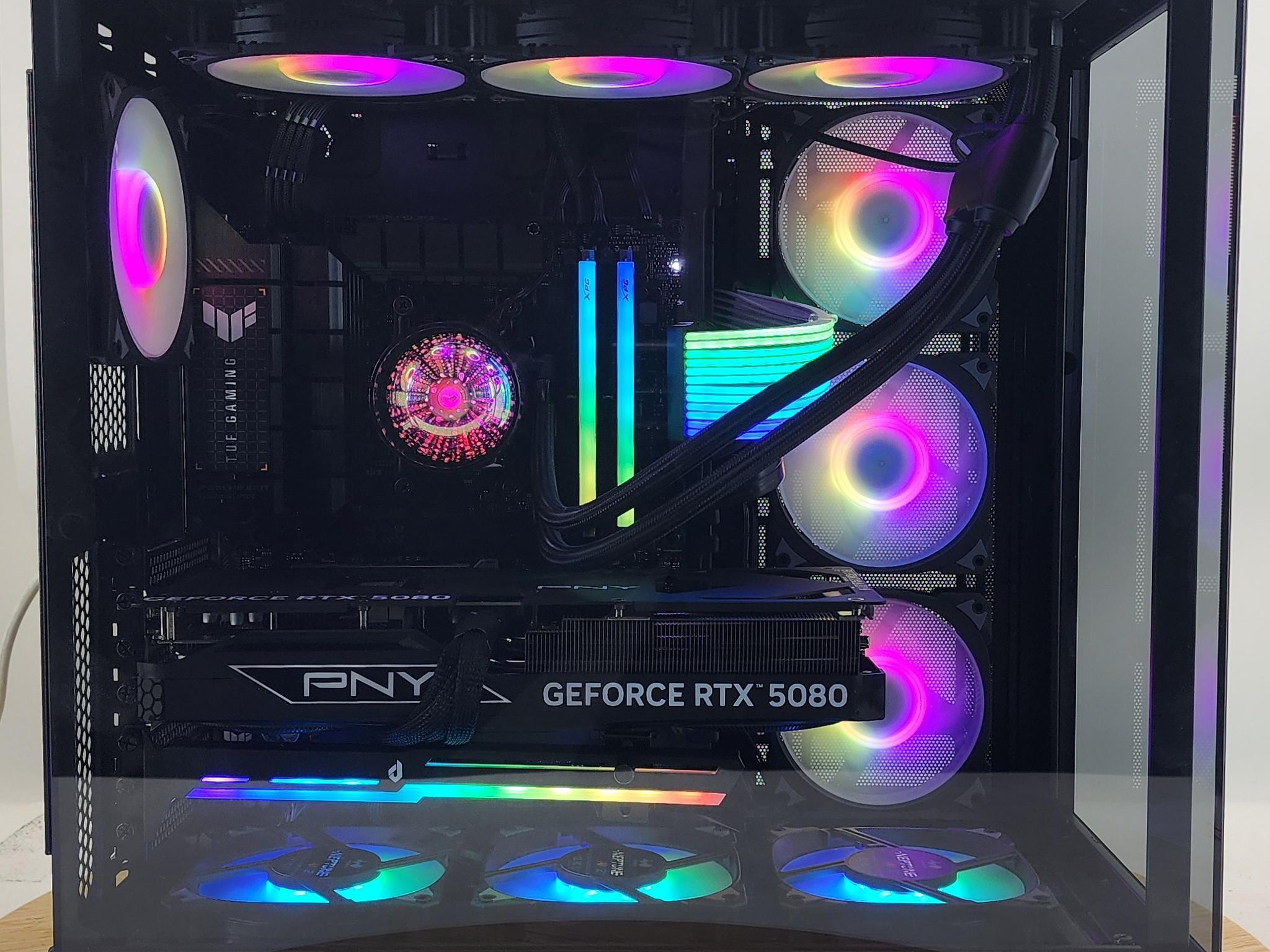 Gaming PC Ryzen 9 9950X3D 32GB RAM 2TB SSD RTX 5080 16GB Windows 11 Computer
