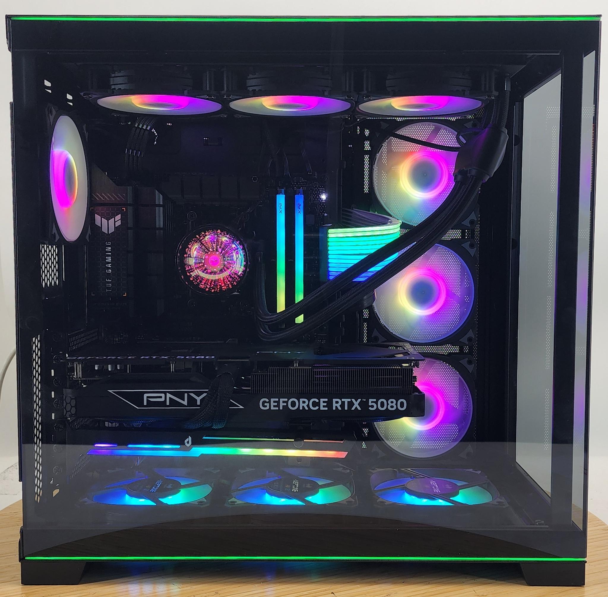 Gaming PC Ryzen 9 9950X3D 32GB RAM 2TB SSD RTX 5080 16GB Windows 11 Computer
