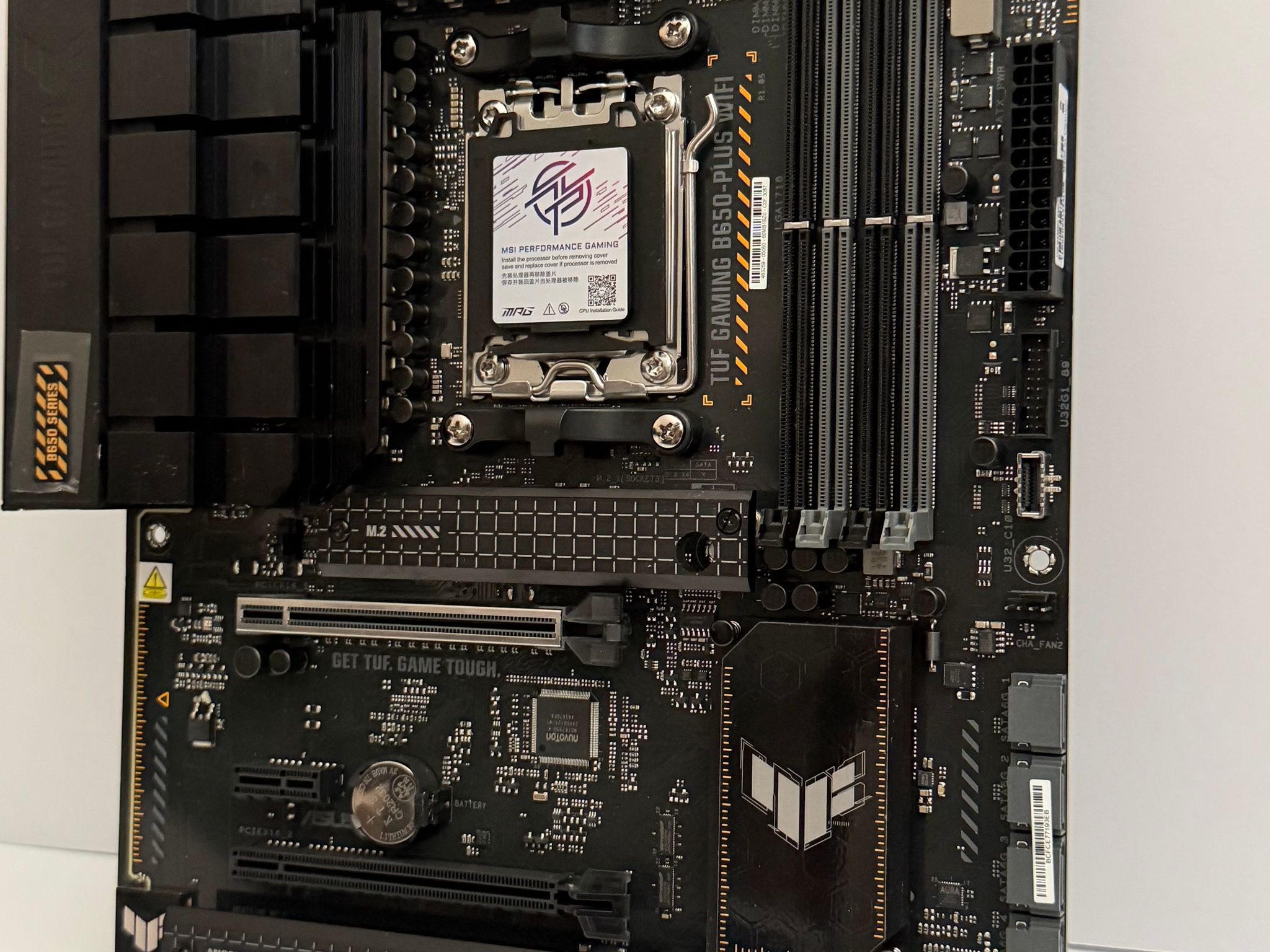 ASUS TUF Gaming B650-PLUS WiFi AMD B650 AM5 Ryzen™ Desktop 9000 8000 and 7000 ATX Motherboard