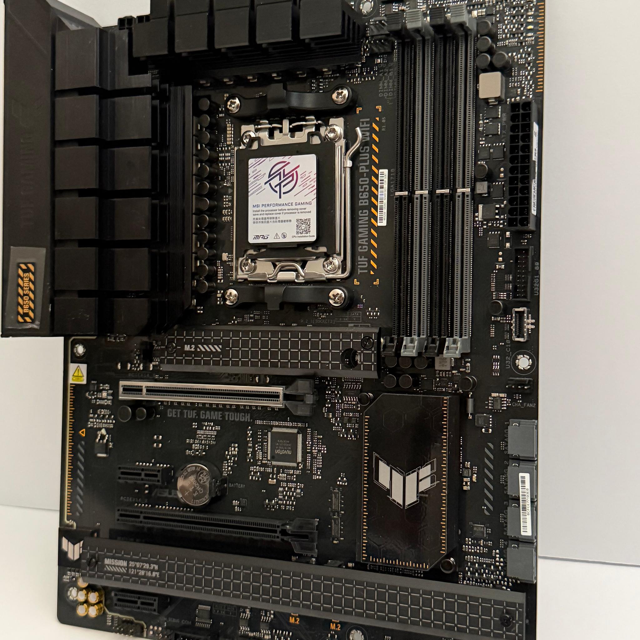 ASUS TUF Gaming B650-PLUS WiFi AMD B650 AM5 Ryzen™ Desktop 9000 8000 and 7000 ATX Motherboard
