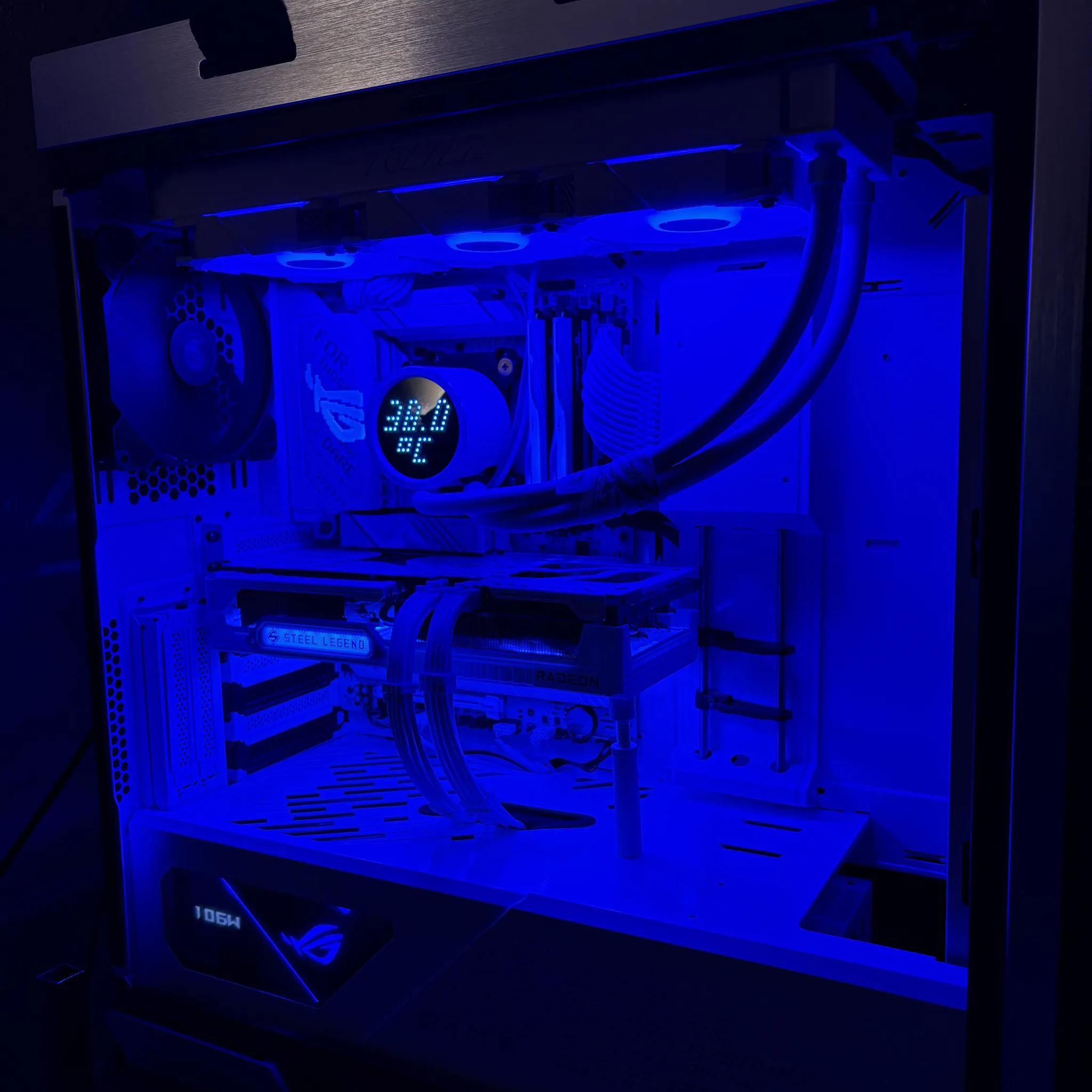 ASUS ROG Themed Monster Gaming PC | 7800X3D + 9070 XT
