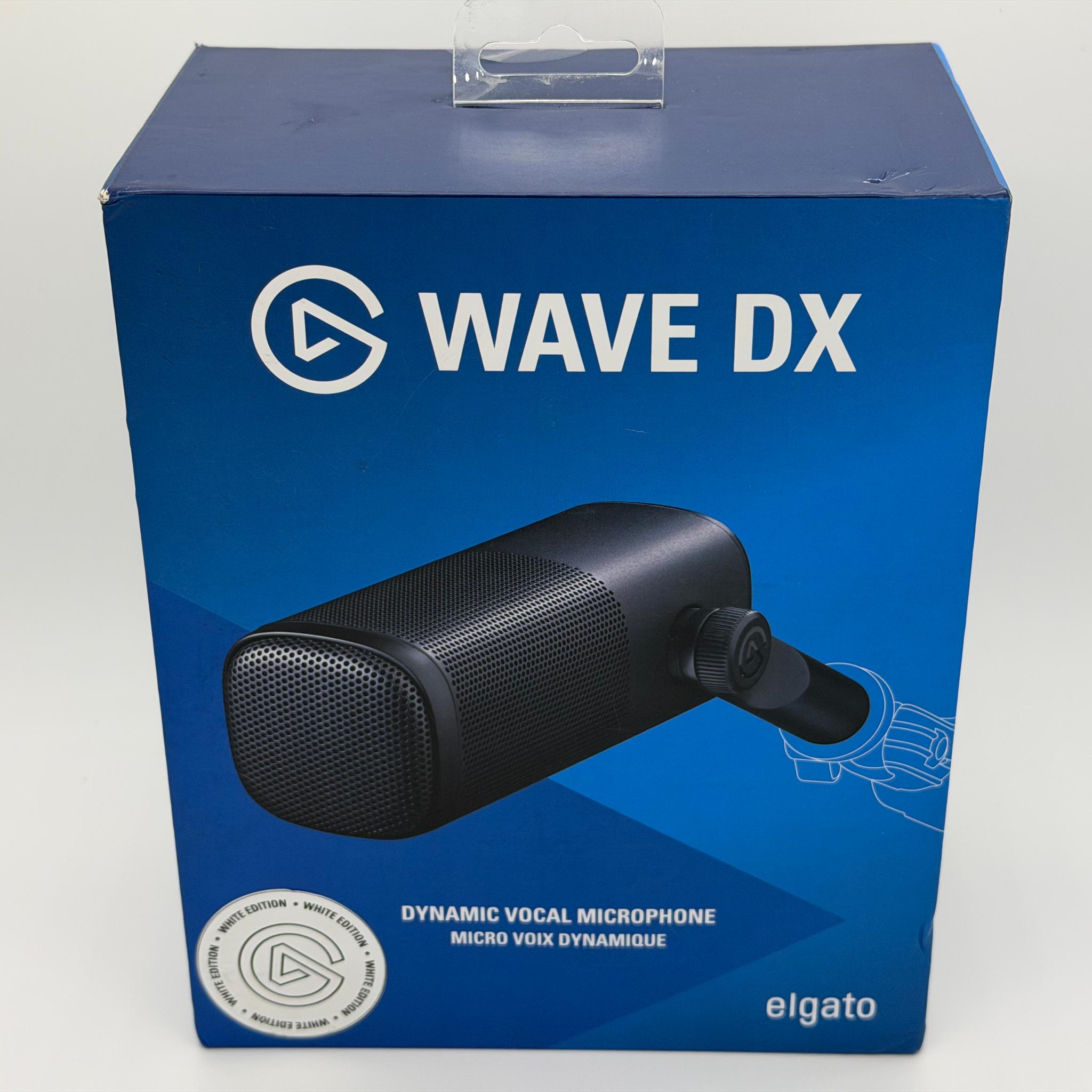 Elgato Wave DX Dynamic Microphone – White Edition