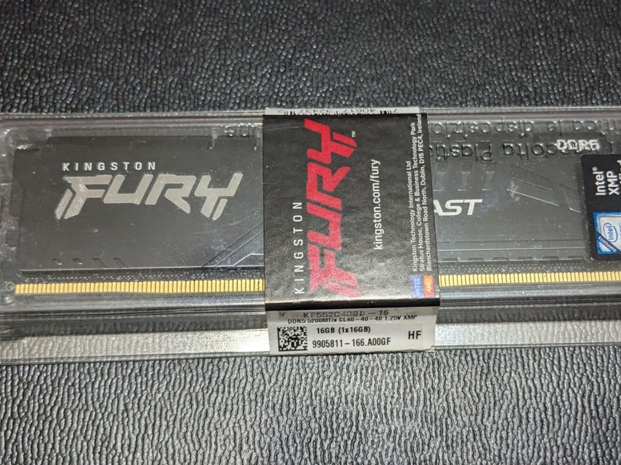 Kingston Fury 16gb DDR5 5200 CL40