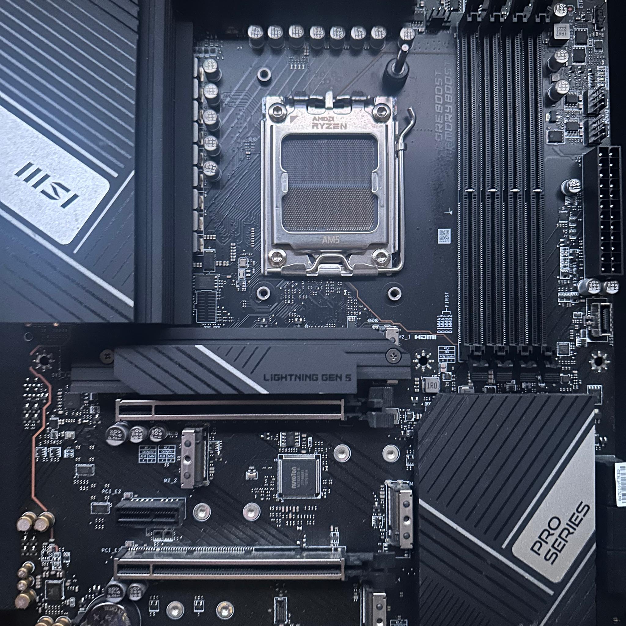 USED MSI PRO B650-P WIFI AM5 ATX Motherboard (READ)
