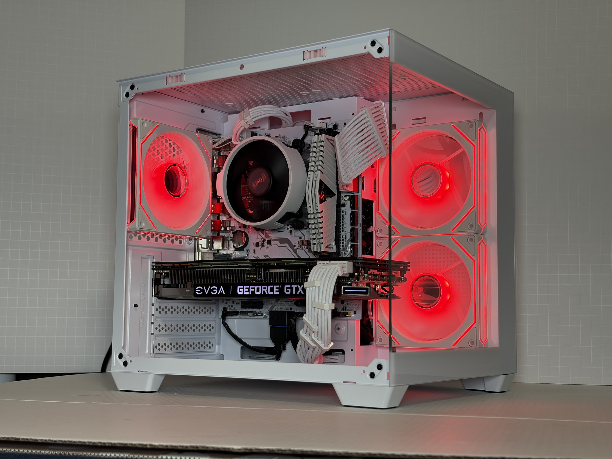 🔥 GTX 1080 Ti + Ryzen 5 5500 – White Gaming PC – 1080p Ultra / 1440p Ready | 1TB NVMe | 16GB RAM