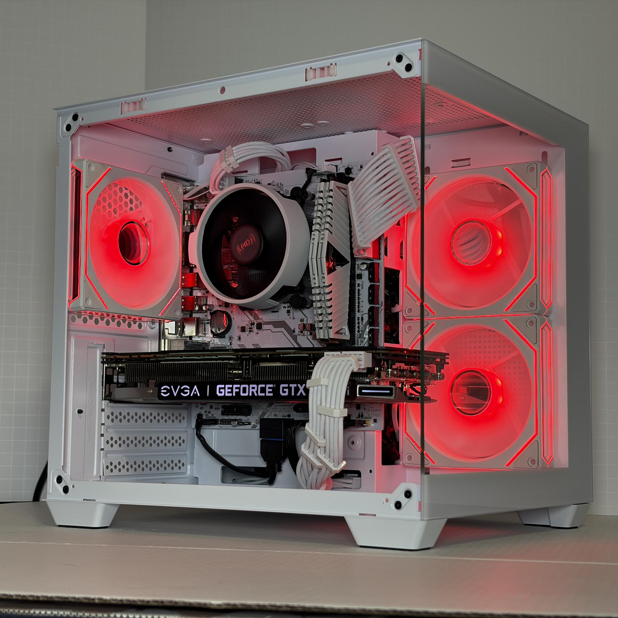 🔥 GTX 1080 Ti + Ryzen 5 5500 – White Gaming PC – 1080p Ultra / 1440p Ready | 1TB NVMe | 16GB RAM